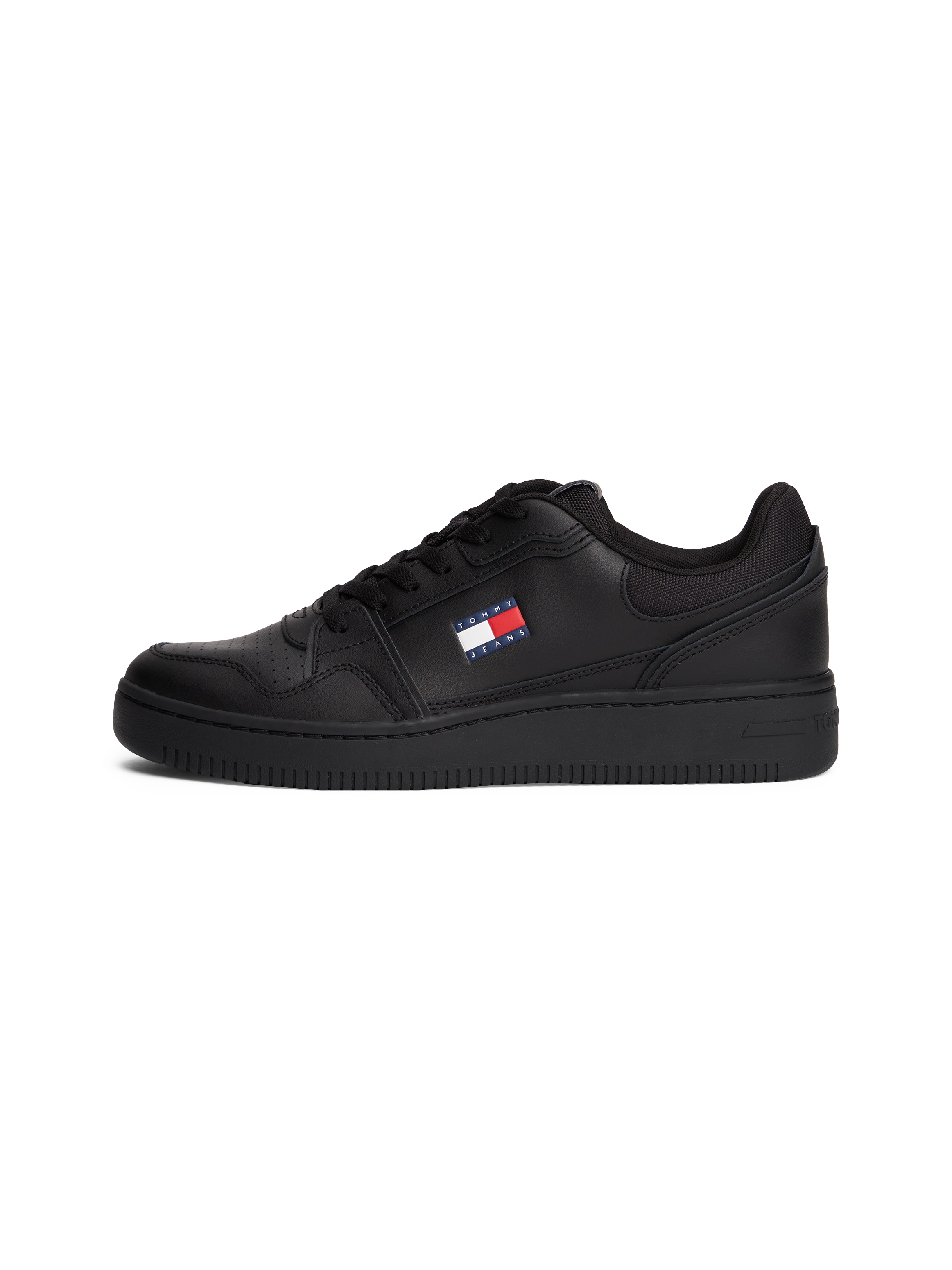 Tommy Jeans Sneaker »TJM RETRO BASKET«, Freizeitschuh, Halbschuh, Schnürer mit Lochmuster