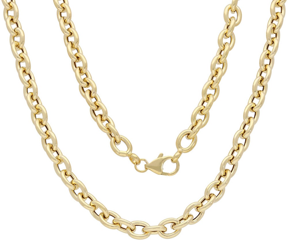 Firetti Collierkettchen »Schmuck Geschenk Gold 585 Ankerkette Halskette, ca. 6,8 mm breit«