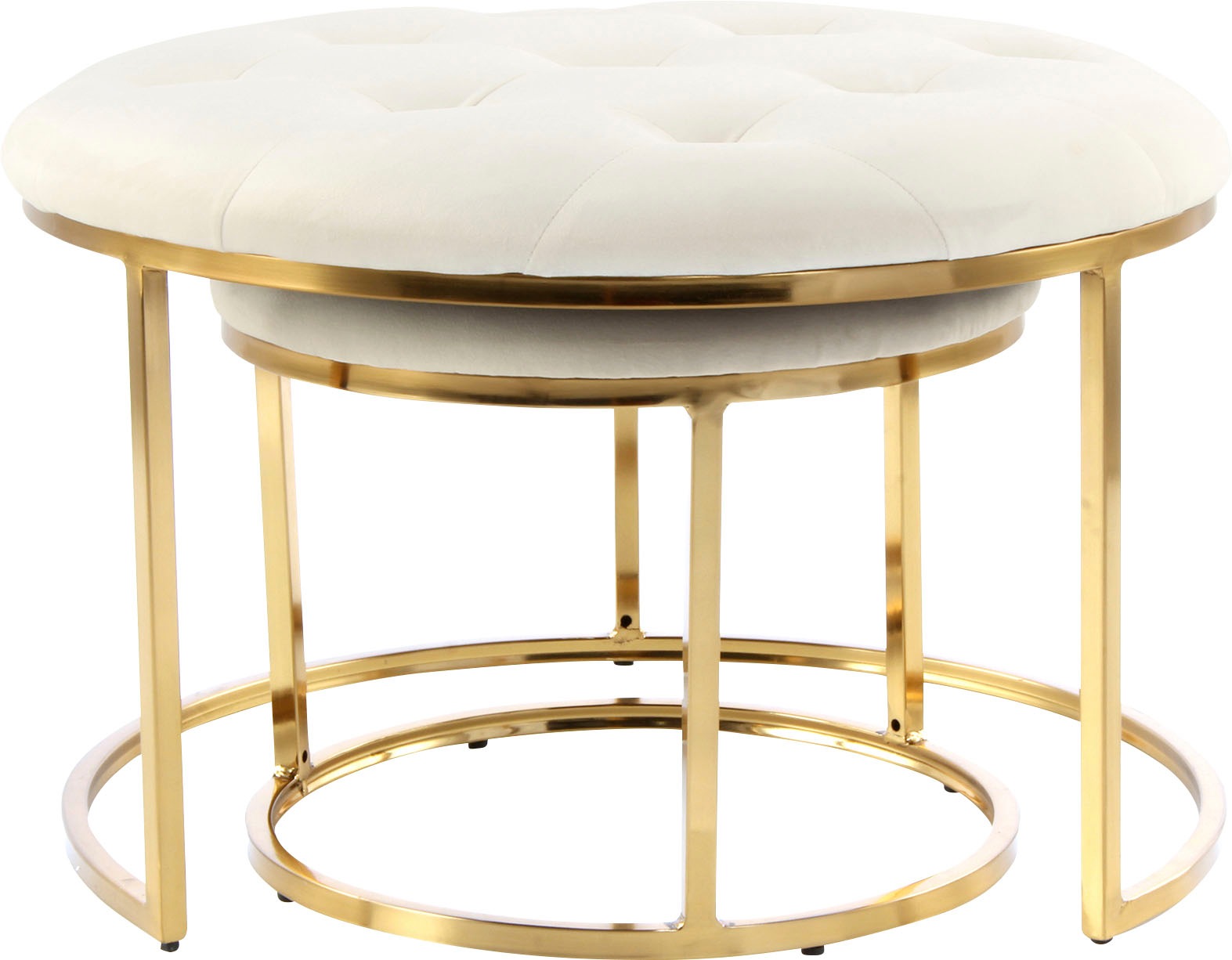 Kayoom Polsterhocker Becky 825 2er-Set«, vielseitig verwendbar