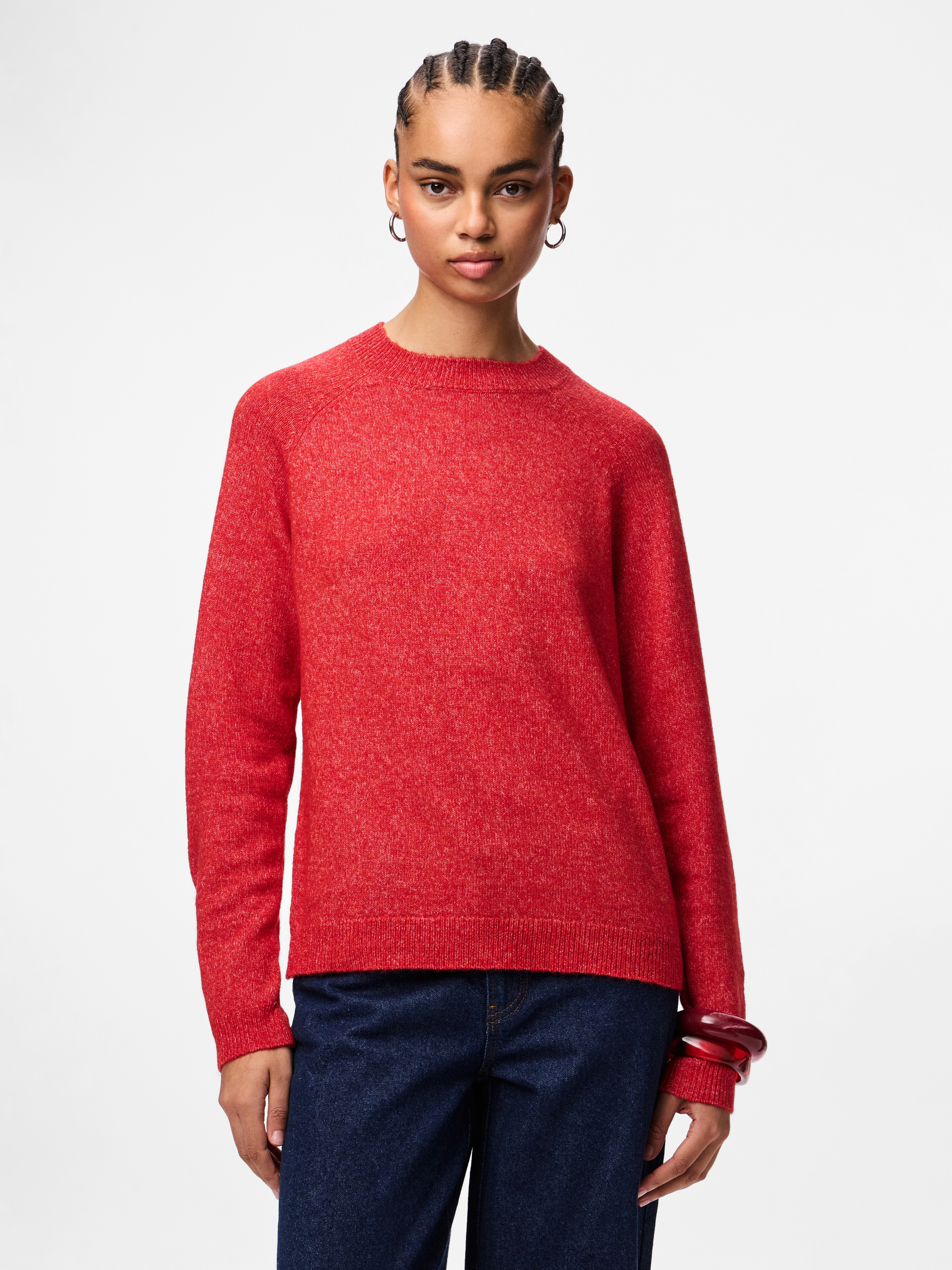 Thumbnail - pieces "PCJULIANA LS O-NECK KNIT NOOS BC"