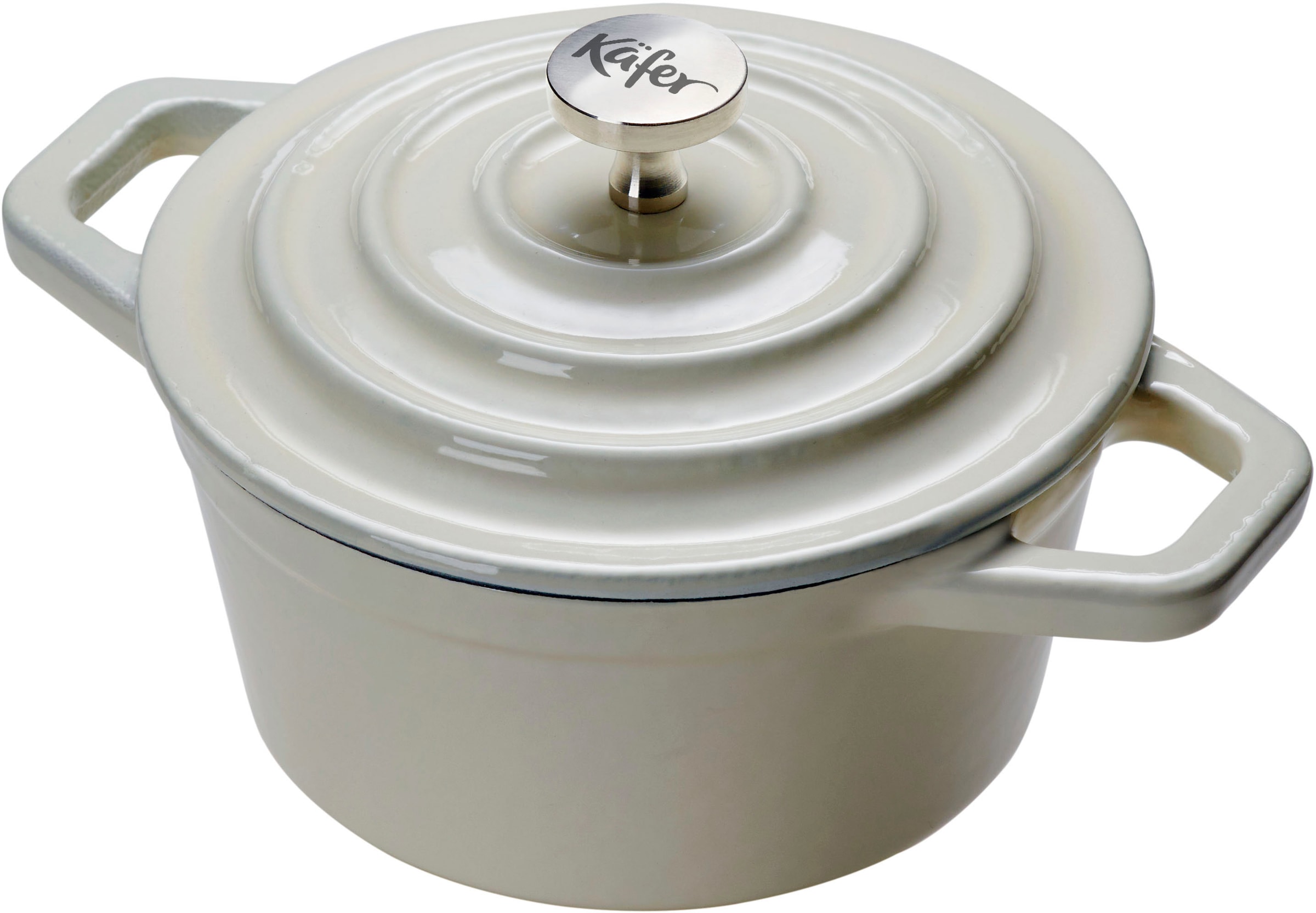 günstig ml | BAUR Gusseisen, Käfer Induktion, »Mini-Cocotte«, 250 (Set, kaufen Serviertopf 2 tlg.),