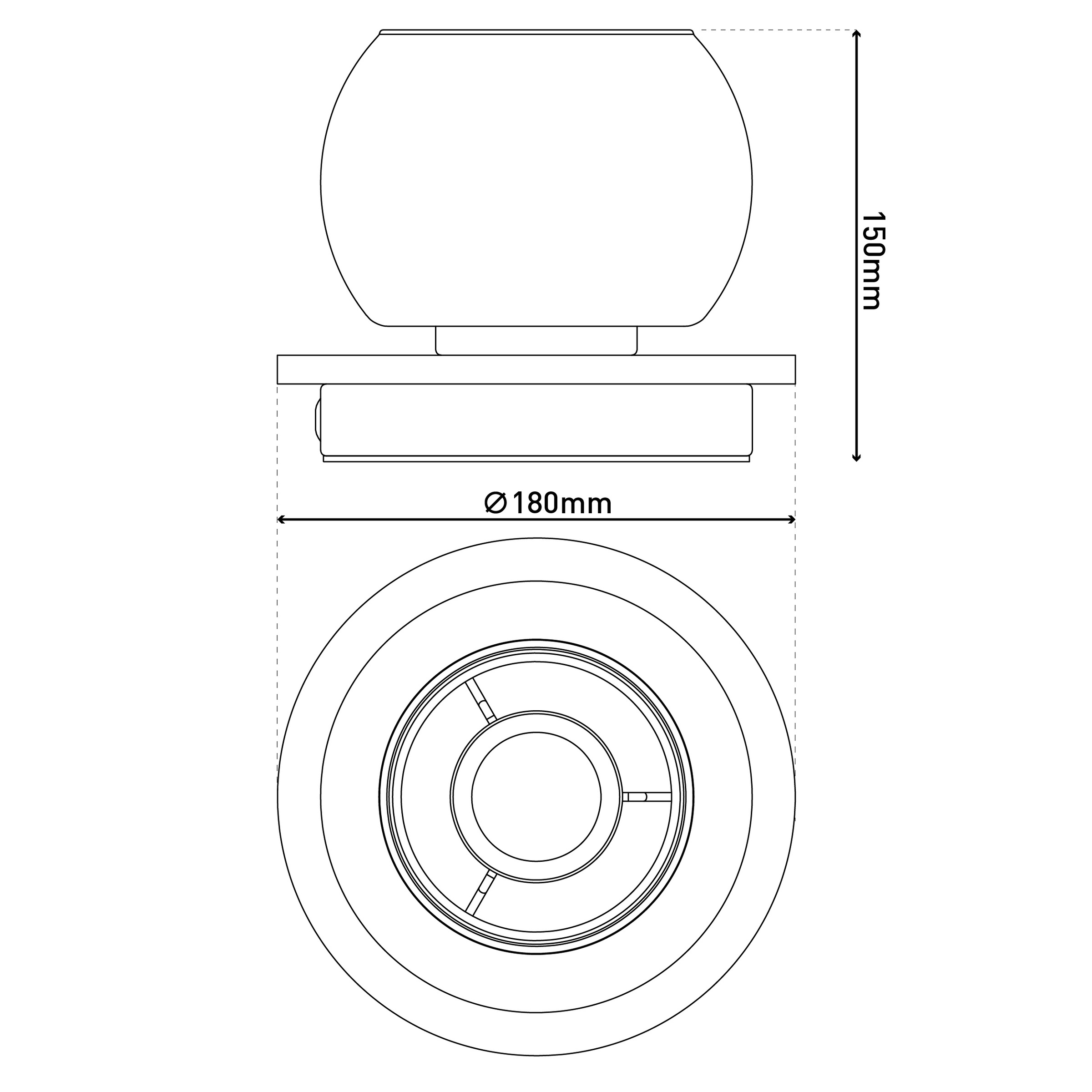 näve Tischleuchte »Texas« E27 1 Stk. Glasschirm smokey, naturfarbenes Holzdetail, 1x E27 exkl., D: 18cm