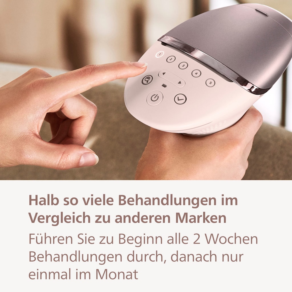 Philips IPL-Haarentferner »Lumea S9000 BRI958/00«, 450.000 Lichtimpulse, 4 Aufsätze (Achseln, Bikinizone, Körper und Gesicht), kabellos