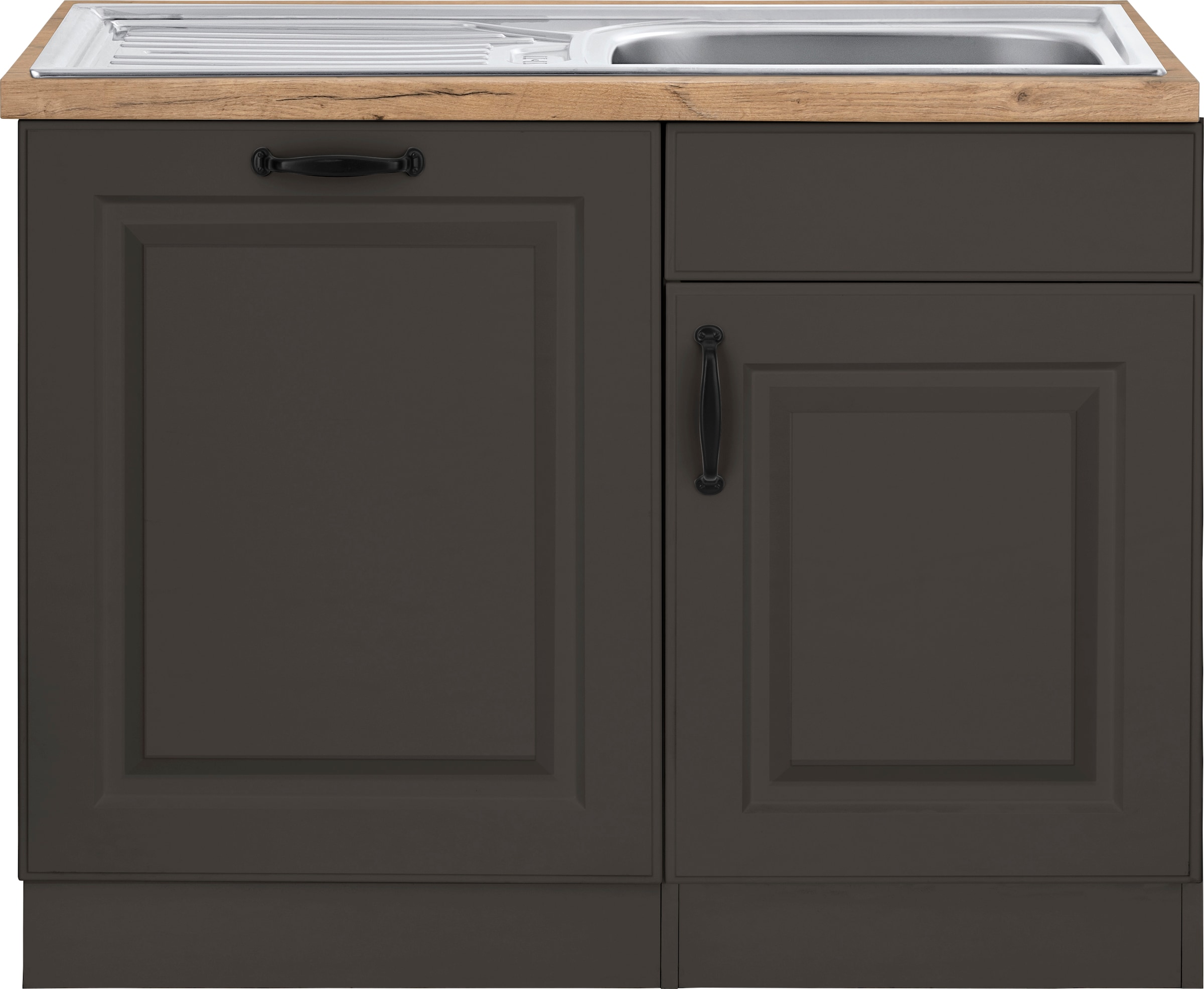 wiho Küchen Spülenschrank »Erla«, 110 cm breit, inkl. Tür/Sockel für Geschirrspüler