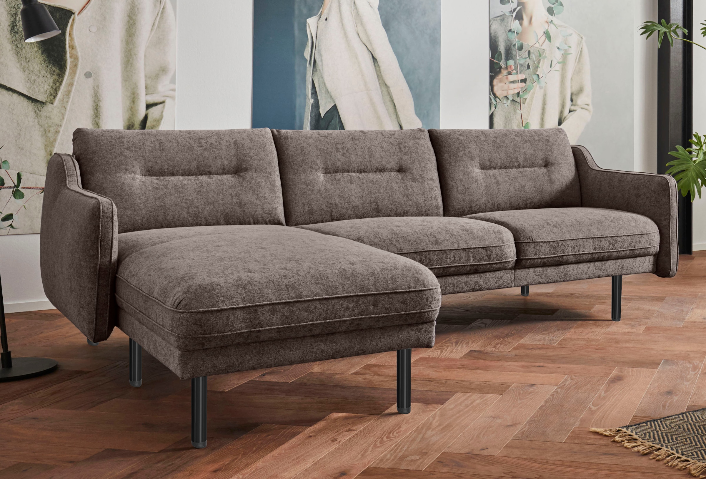 andas Ecksofa "Nordfyn L-Form", edles Design in 3 Bezugsqualitäten, Design günstig online kaufen