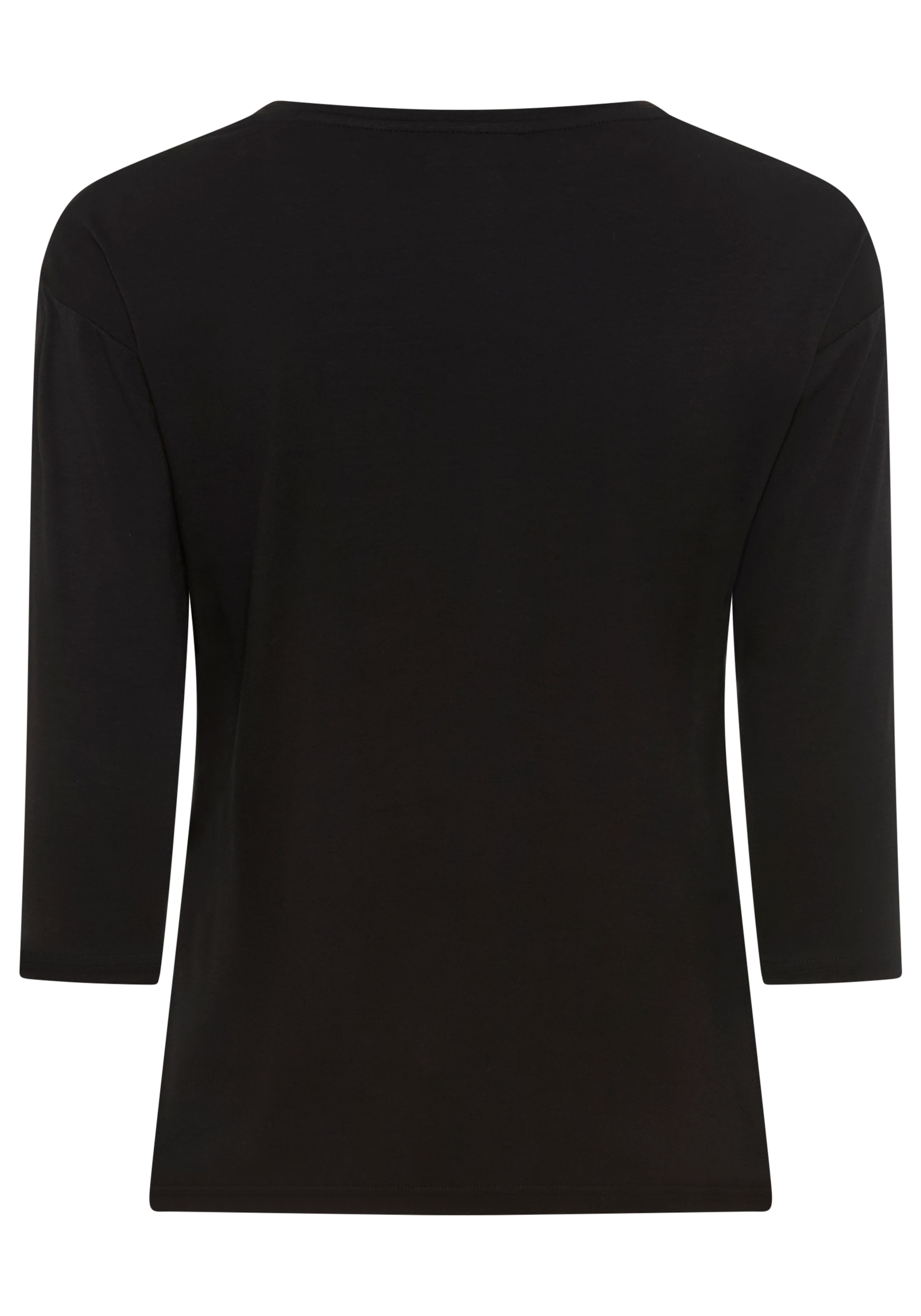 Bruno Banani 3/4-Arm-Shirt, mit Foil-Print und Glitzersteinen - NEUE KOLLEKTION