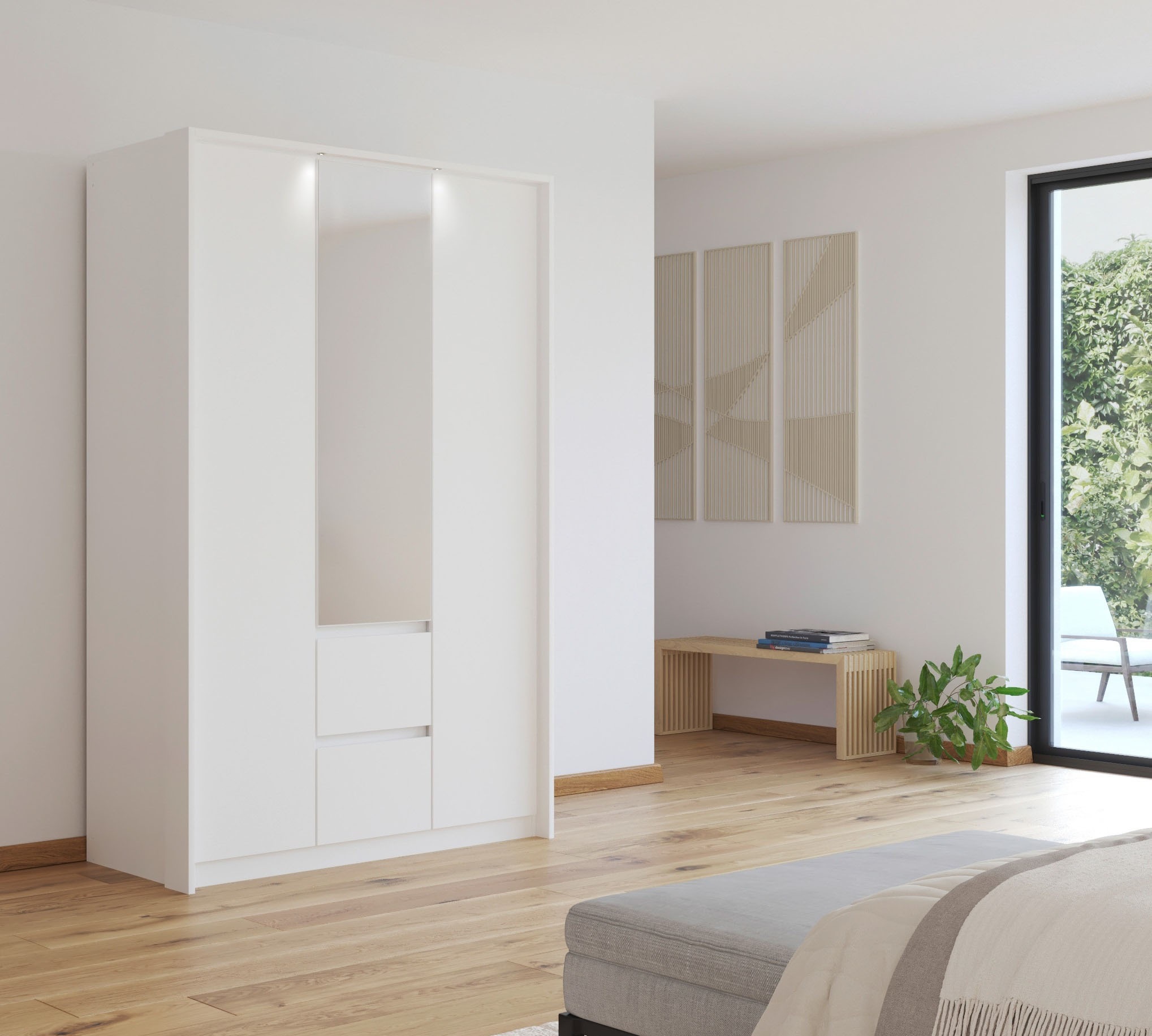 rauch Drehtürenschrank "Mainz mit Spiegel und Passepartout" optional mit Be günstig online kaufen