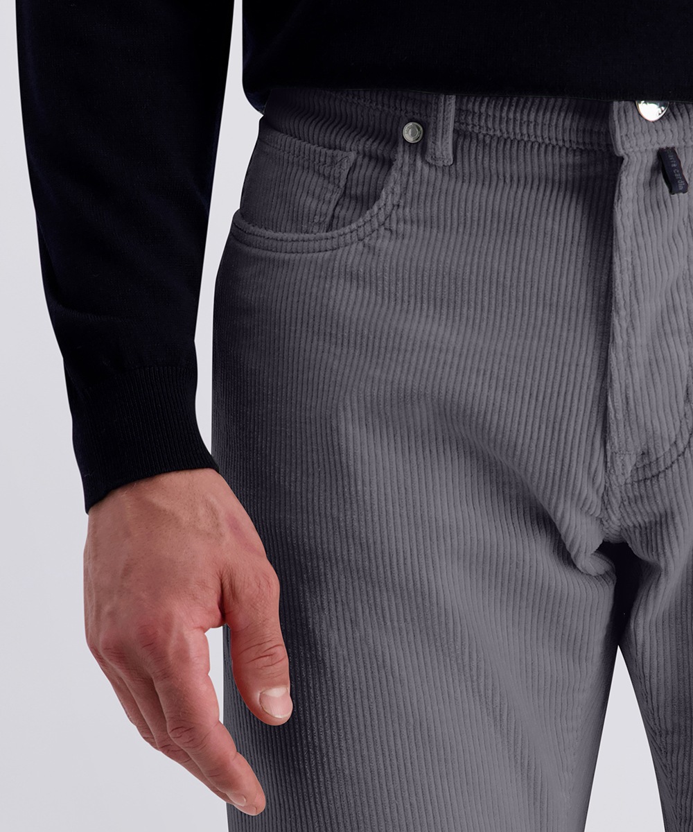 Pierre Cardin PC-Laval 5-Pocket Trousers Iron Gate 32x34 3