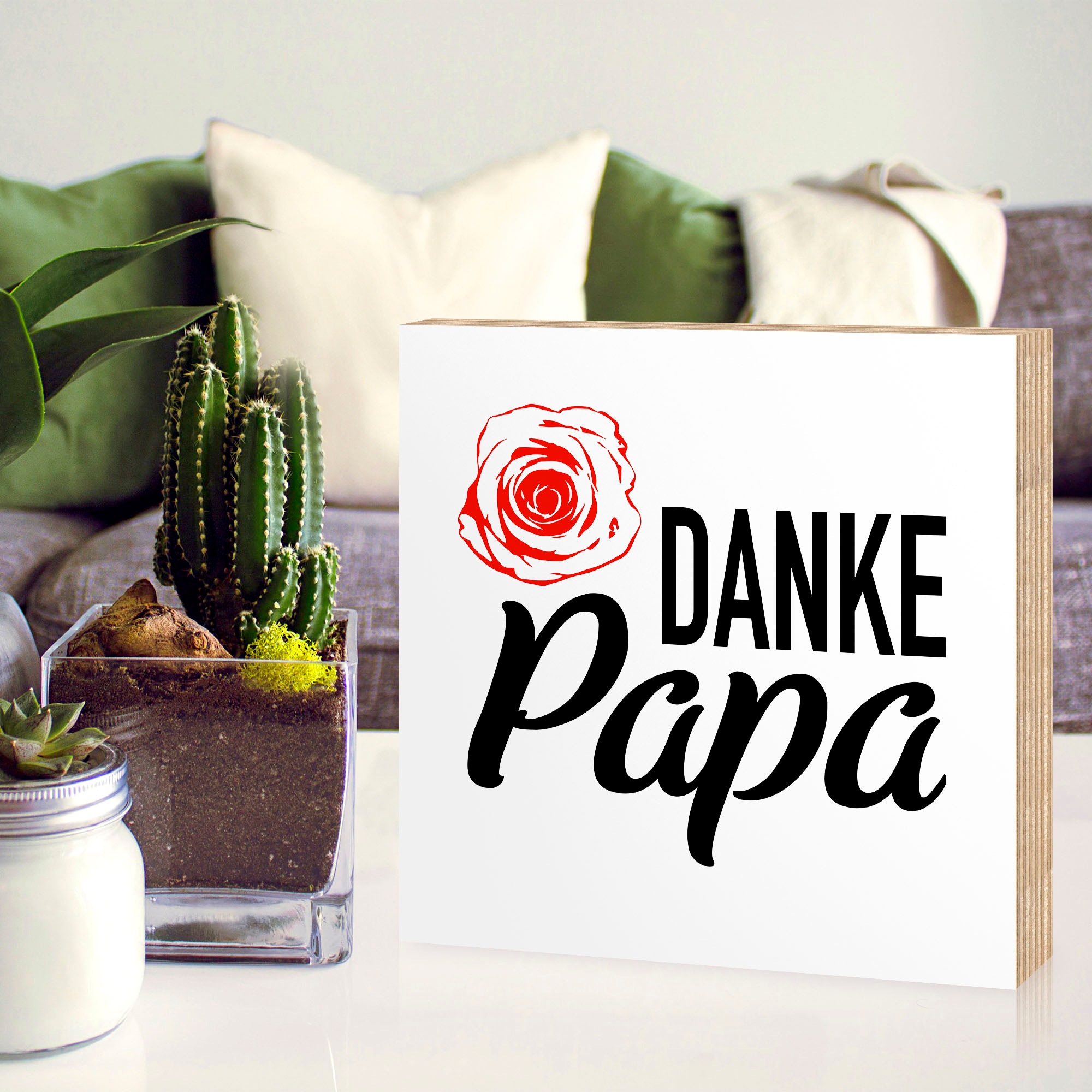 Artland Holzbild »Danke Papa«, (1 St.)