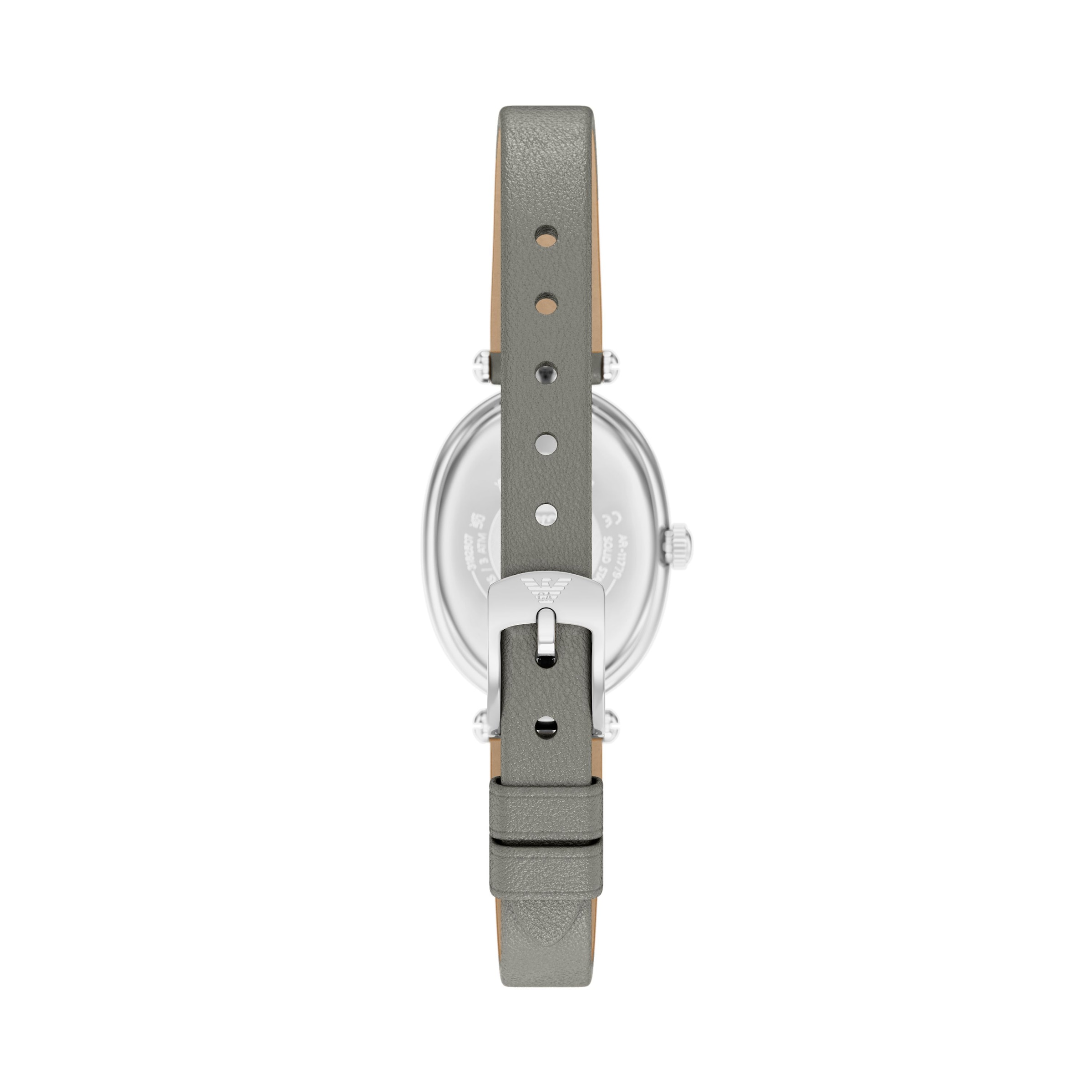 Emporio Armani Quarzuhr »SINFONIA« Armbanduhr, Damenuhr, Lederarmband, analog