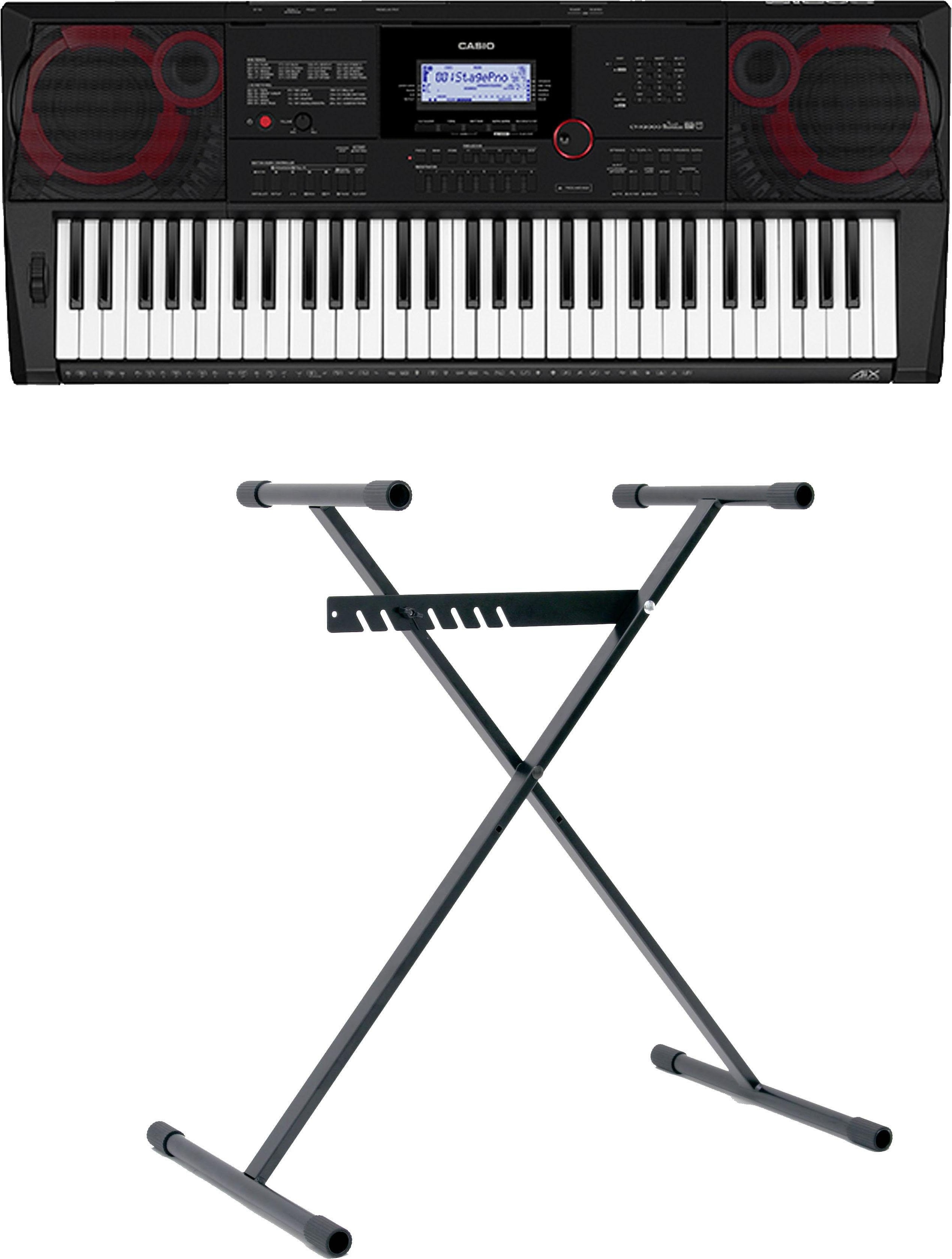 CASIO Home-Keyboard »CT-X3000«, (Set), inklusive Keyboardstativ