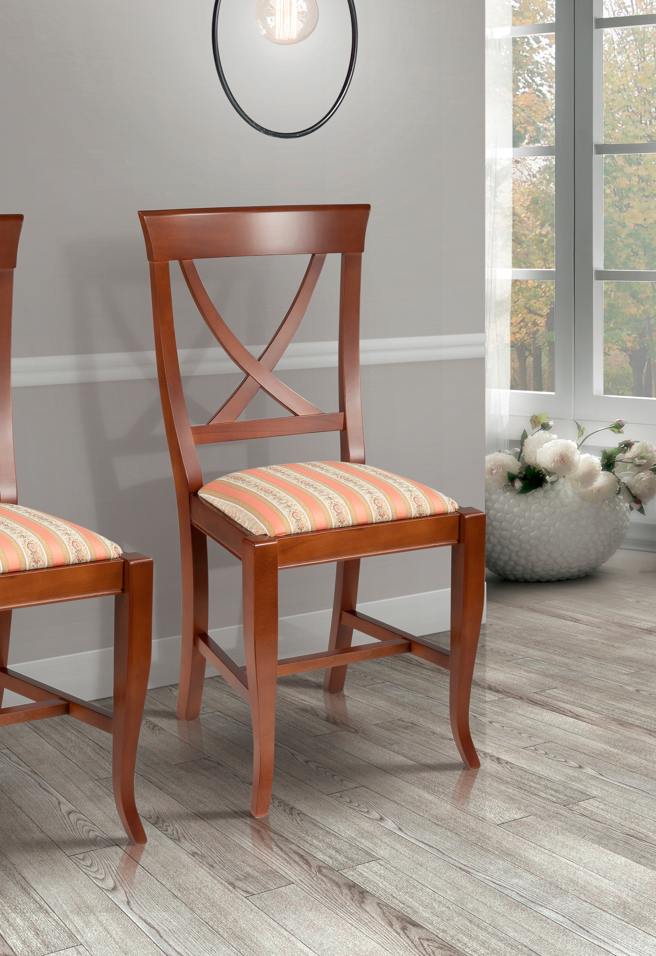 Home affaire 4-Fußstuhl "Monica" () 1 Stk. Baumwolle  Polyester Breite 44 c günstig online kaufen