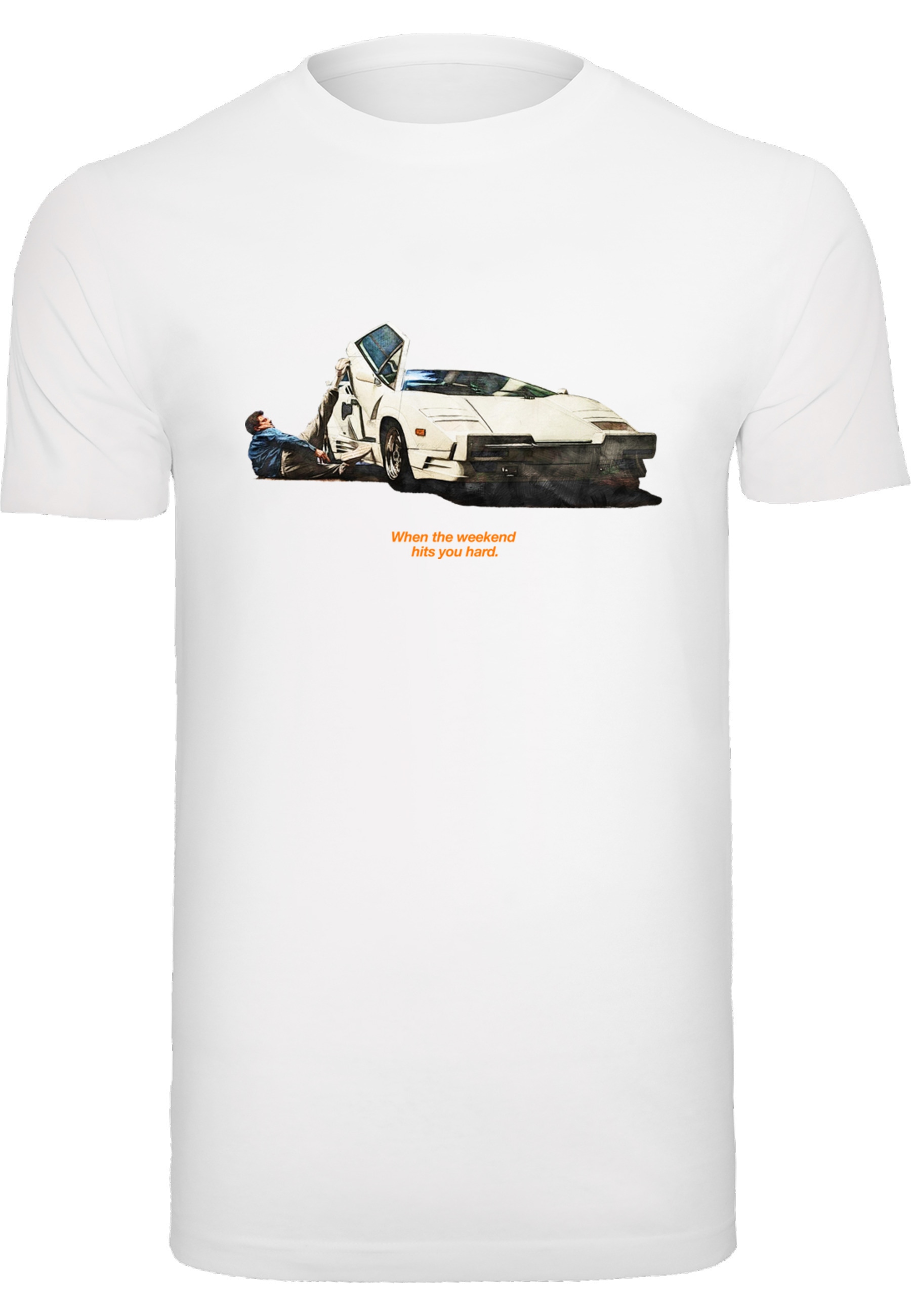 MisterTee T-Shirt "MisterTee Herren Weekend Wolf Tee" 1 Stk.