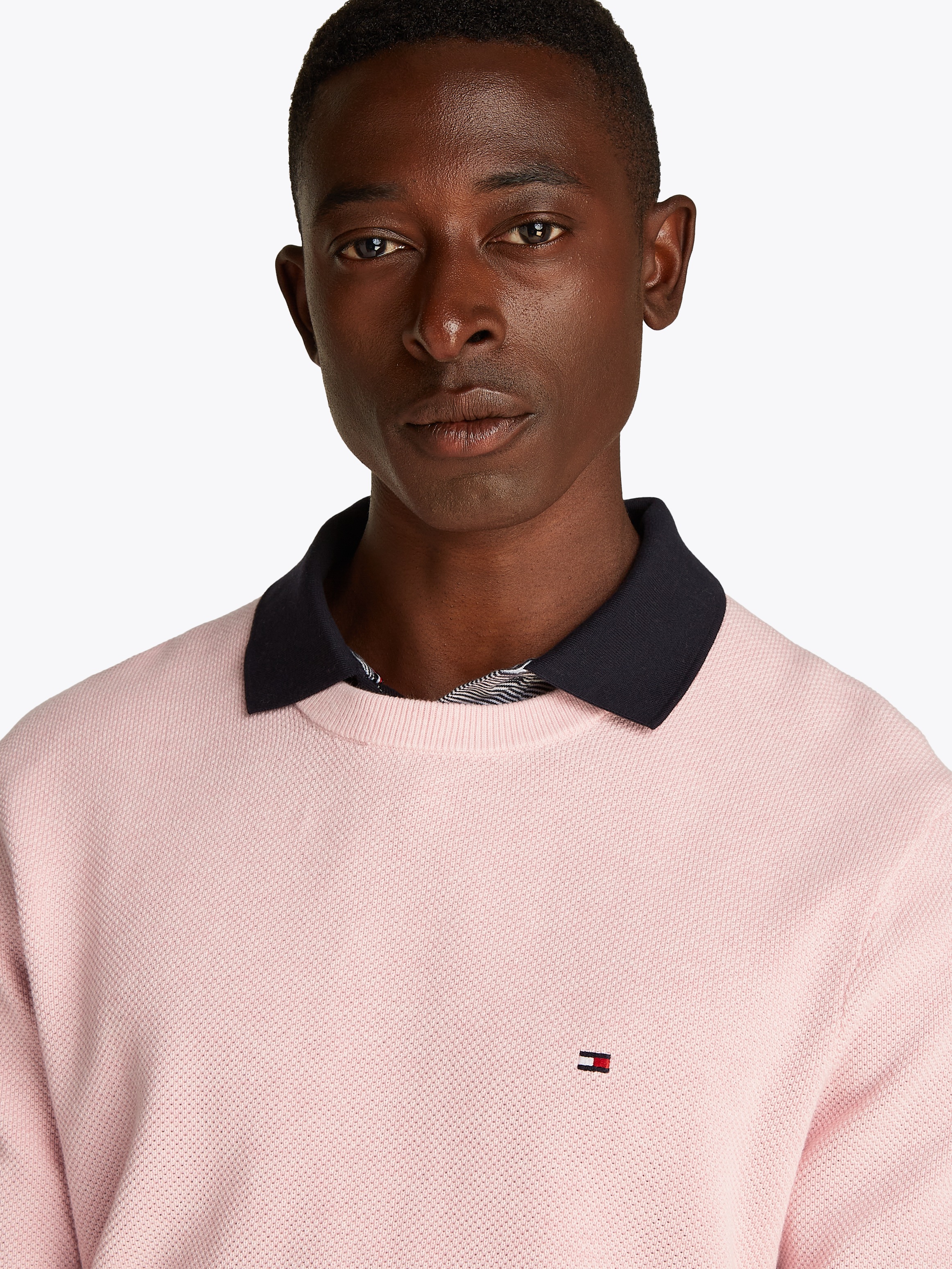 Tommy Hilfiger Rundhalspullover "ESSENTIAL STRUCTURE CREW NECK", mit feiner günstig online kaufen