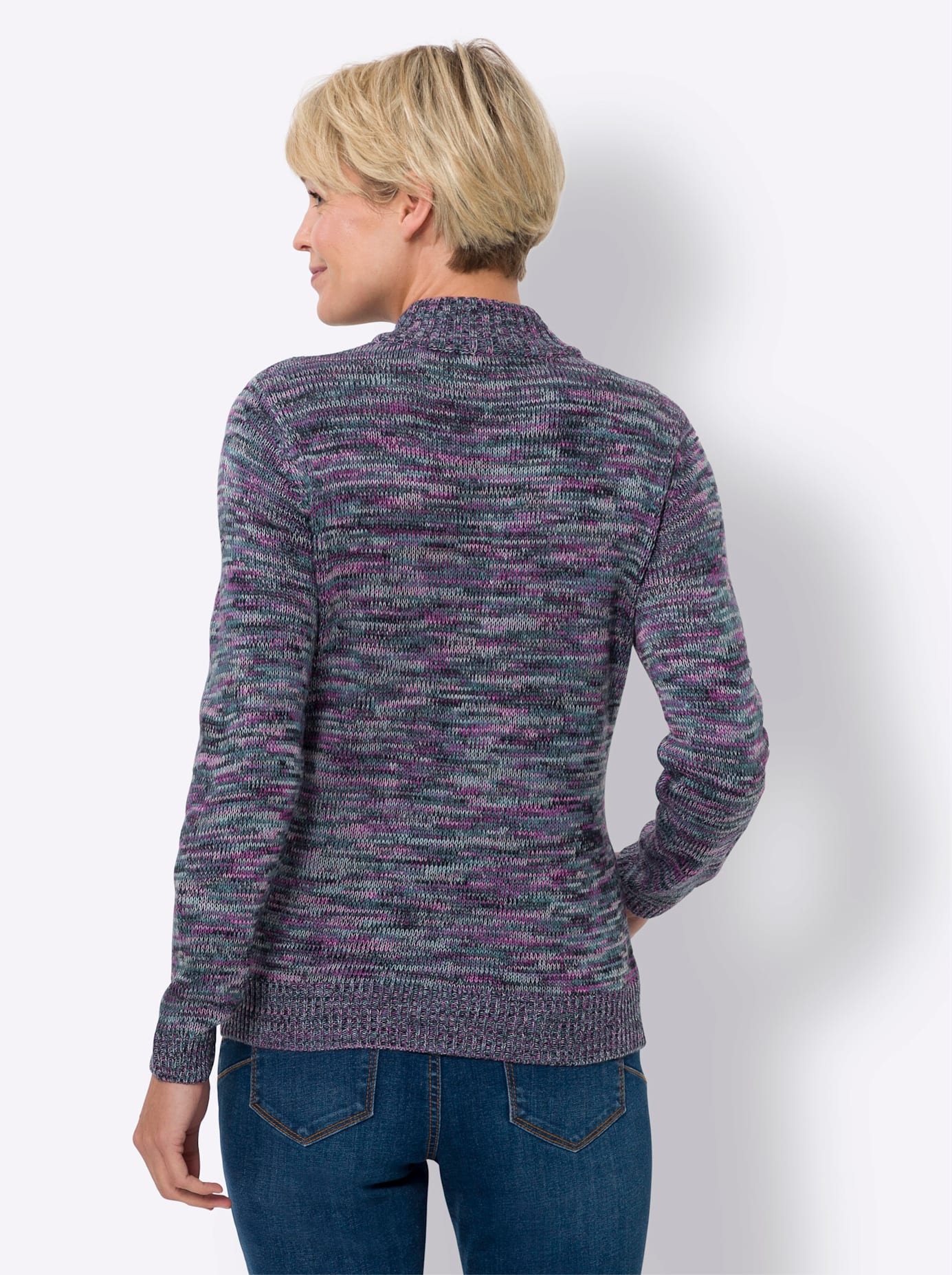 Classic Basics Strickpullover "Stehkragen-Pullover" günstig online kaufen