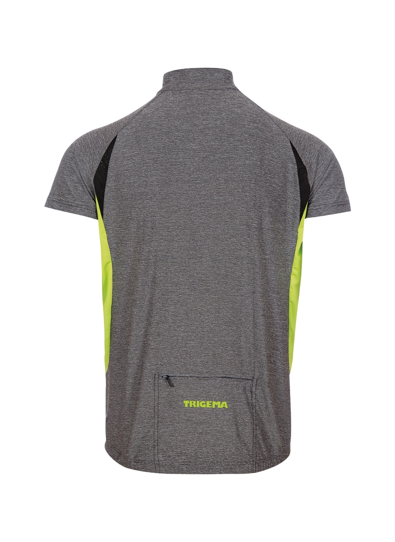 Trigema Netzshirt, in Melange-Optik