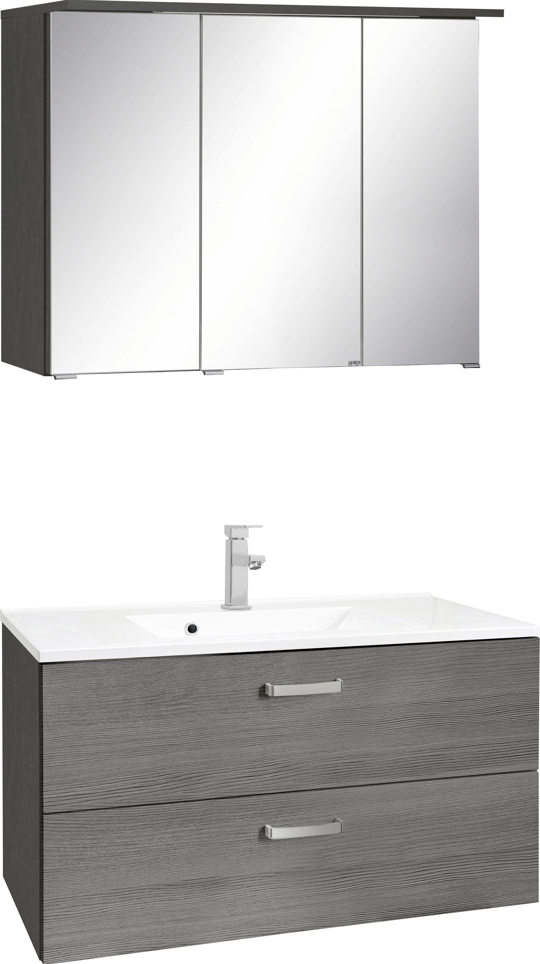 welltime Badmöbel-Set "Ravenna" 2 Stk. tlg. mit Soft-Close Funktion günstig online kaufen