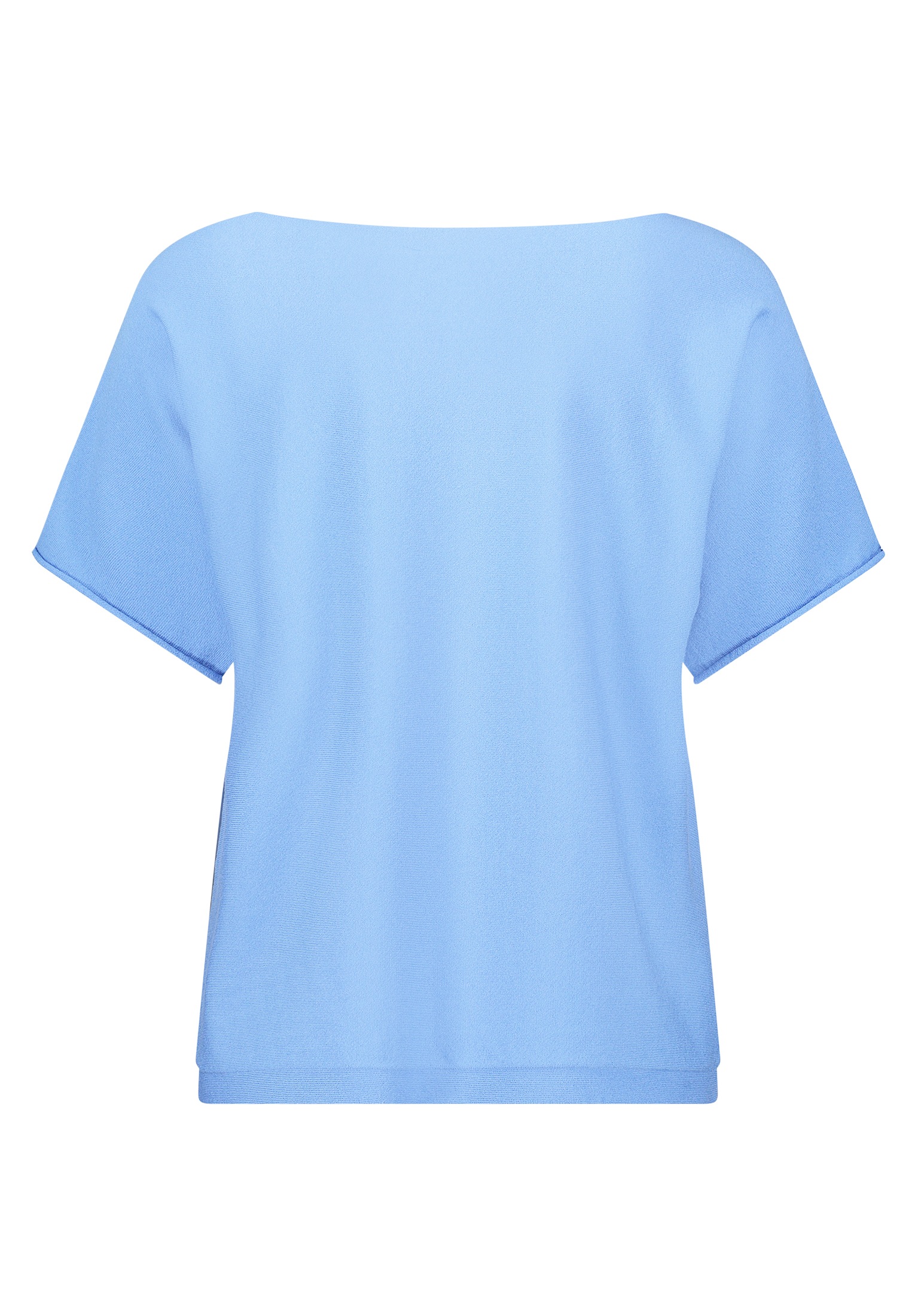 Cartoon Kurzarmshirt »Cartoon Strickpullover mit U-Boot-Ausschnitt«, (1 tlg.), Struktur
