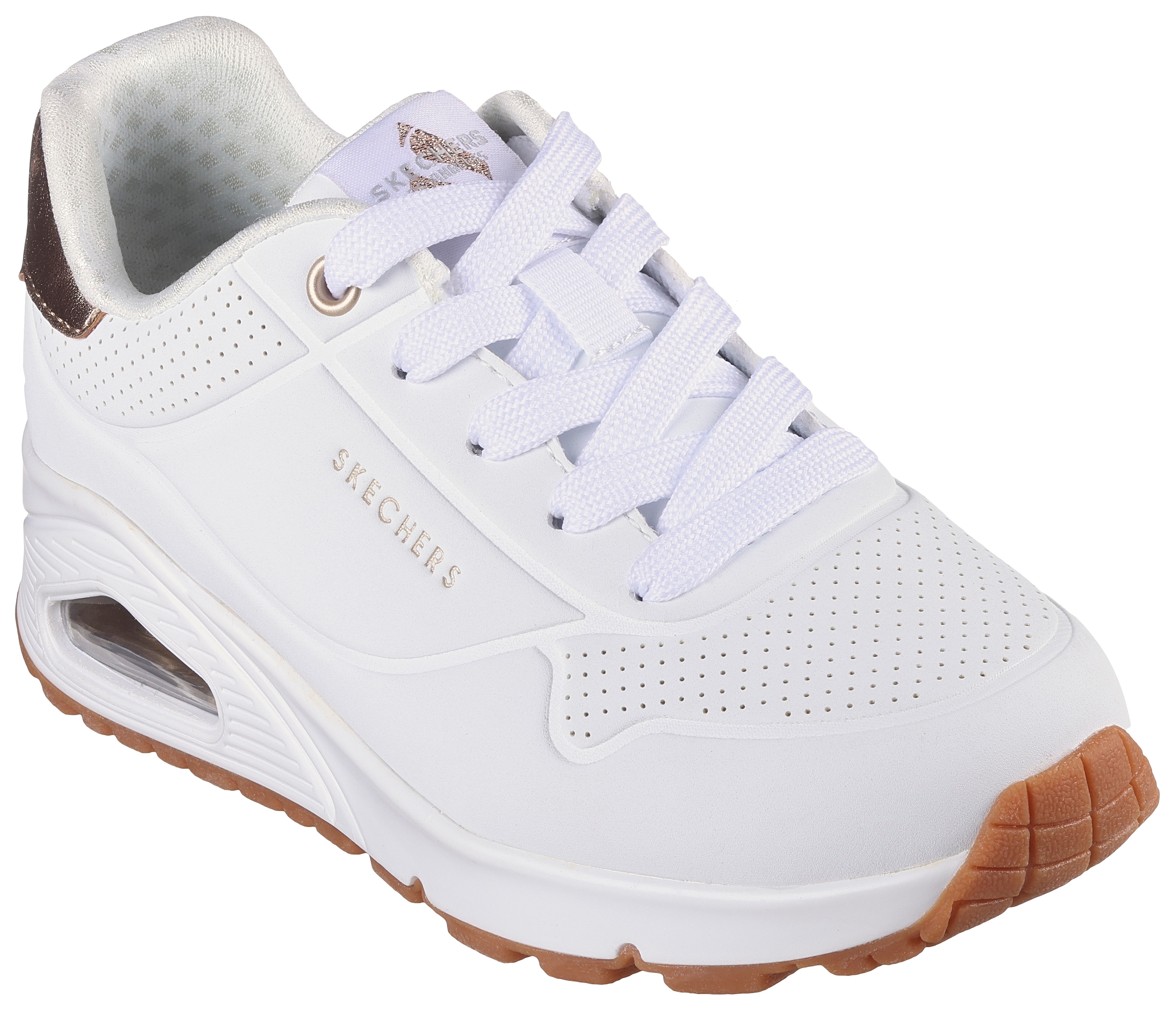 Skechers Sneaker "ESS - STREET GIRLS", mit gepolstertem Schaftrand, Freizeitschuh, Halbschuh, Schnürschuh