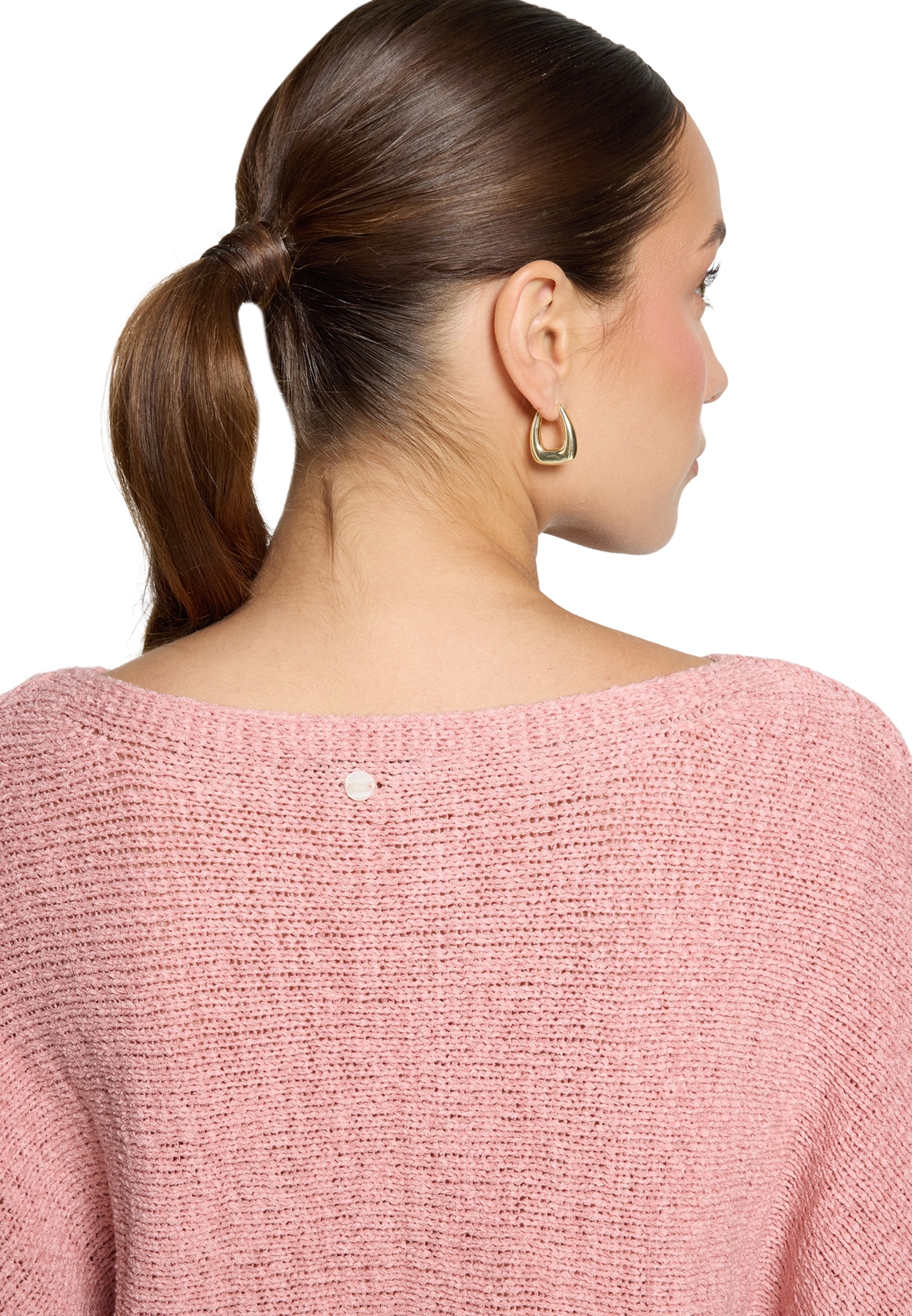 Zero Strickpullover »Damen mit Fledermausärmeln« 1 Gerippt