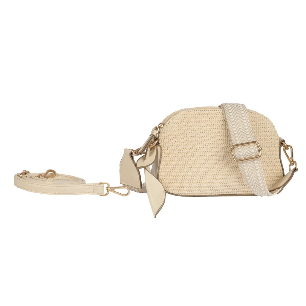 Gabor Handtasche "Ophelio" Damen Umhängetasche, Schultertasche in Bastoptik