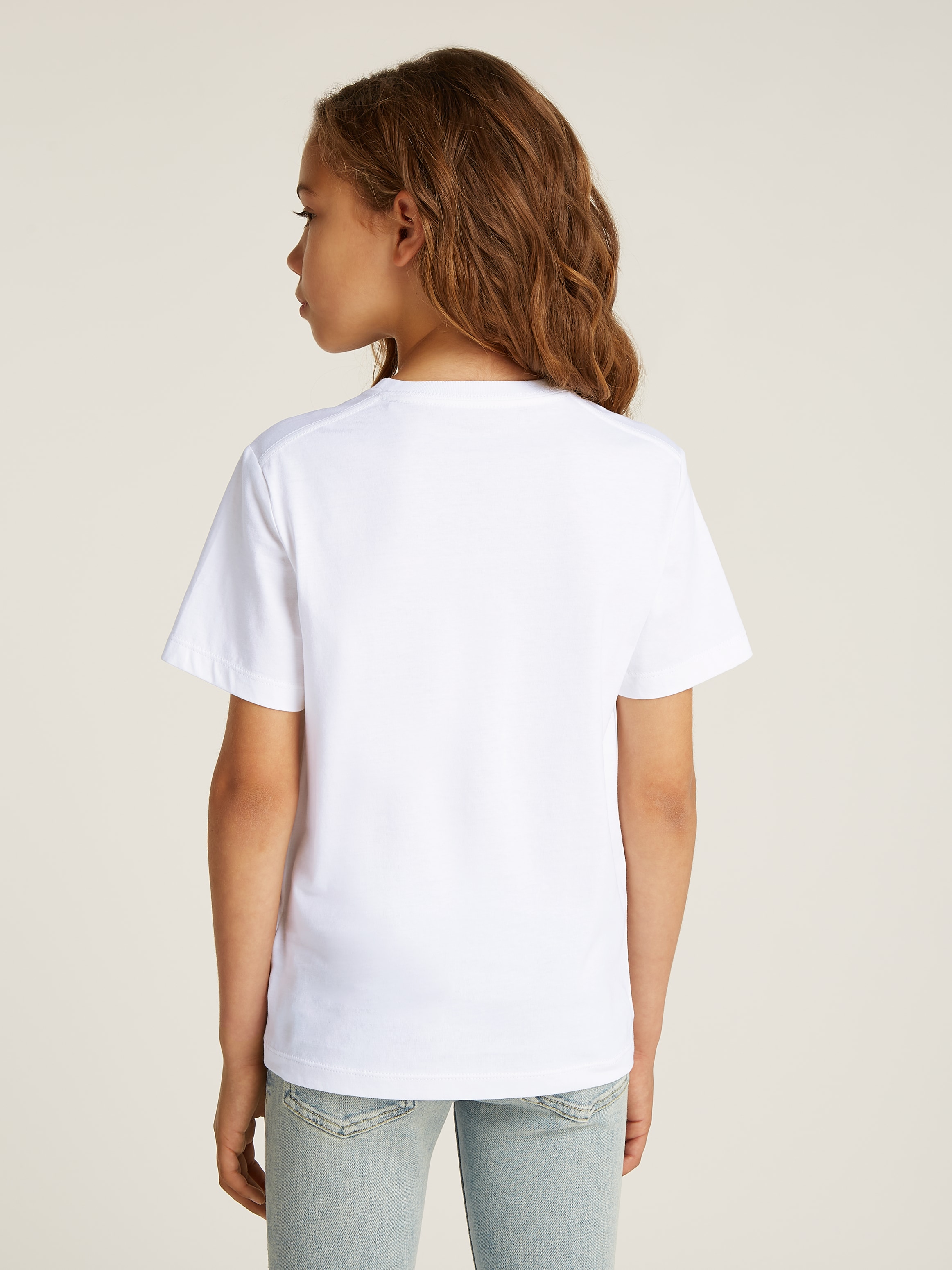 Calvin Klein Jeans Rundhalsshirt »INST. LOGO SS T-SHIRT«, für Kinder bis 16 Jahre und mit Logoschriftzug