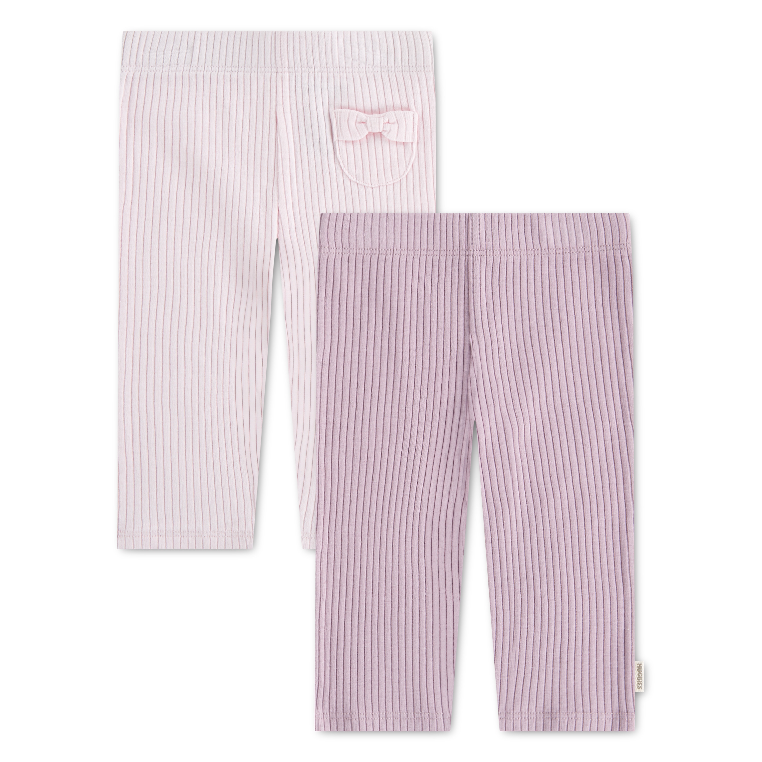 HUGGIES babywear Schlupfhose "HUGG 2PK BOTTOMS" aus Baumwolle, mit Schleife - for Girls