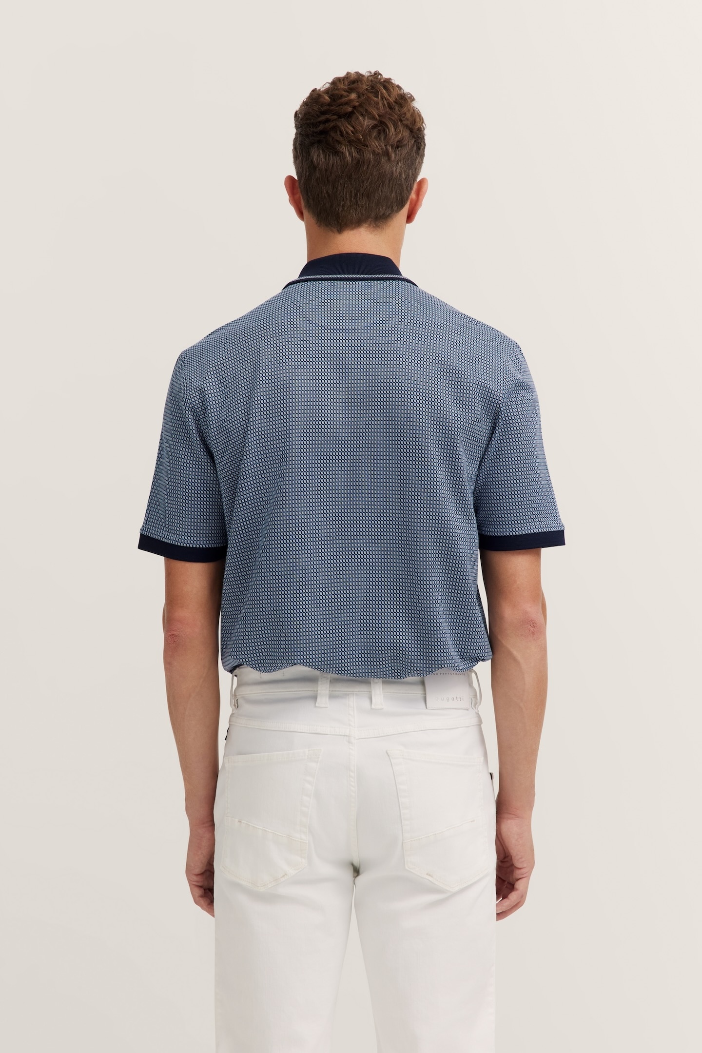 bugatti Poloshirt, aus Baumwolle