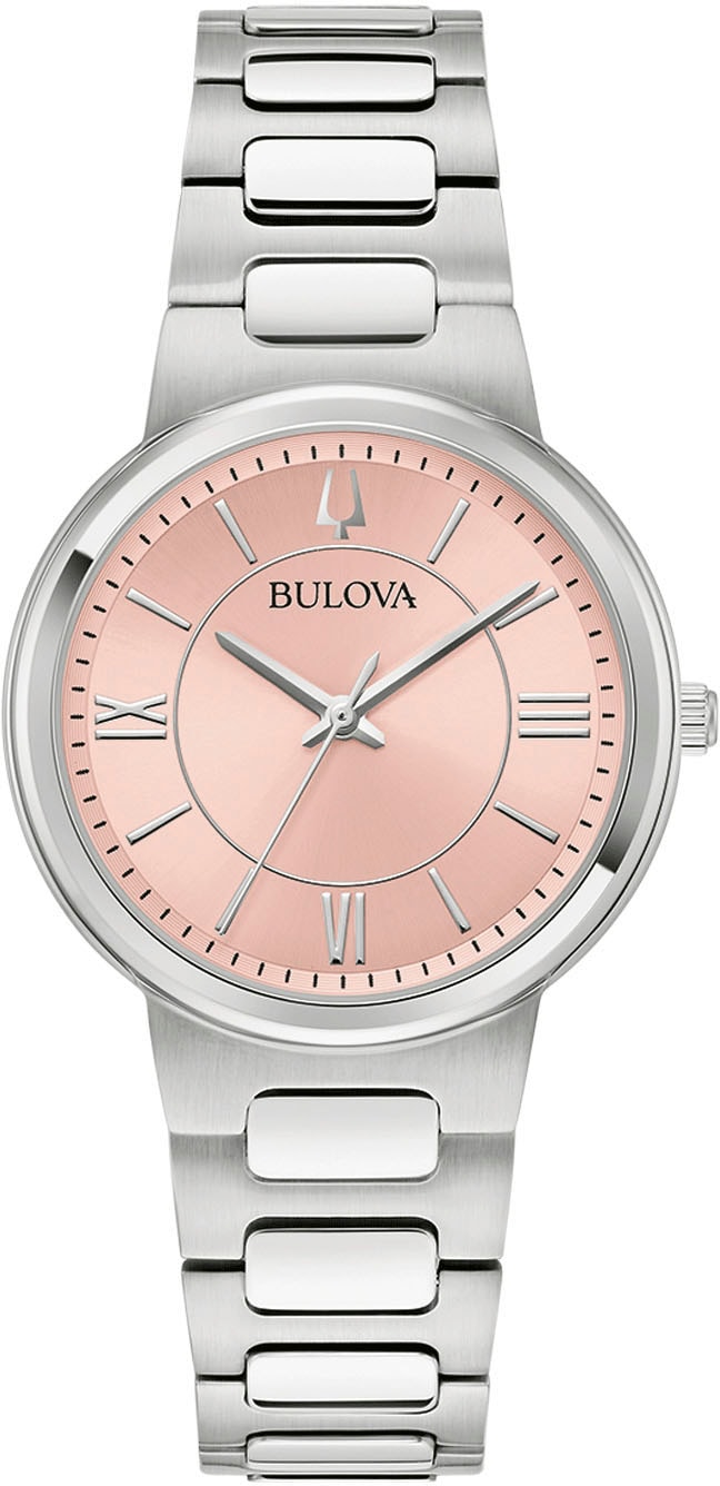Bulova Quarzuhr Armbanduhr Damenuhr Edelstahl...