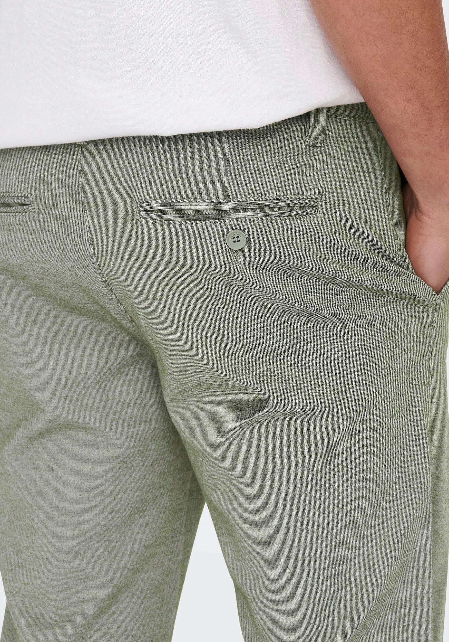 ONLY & SONS Chinohose, mit geschlossenen Gesäßtaschen