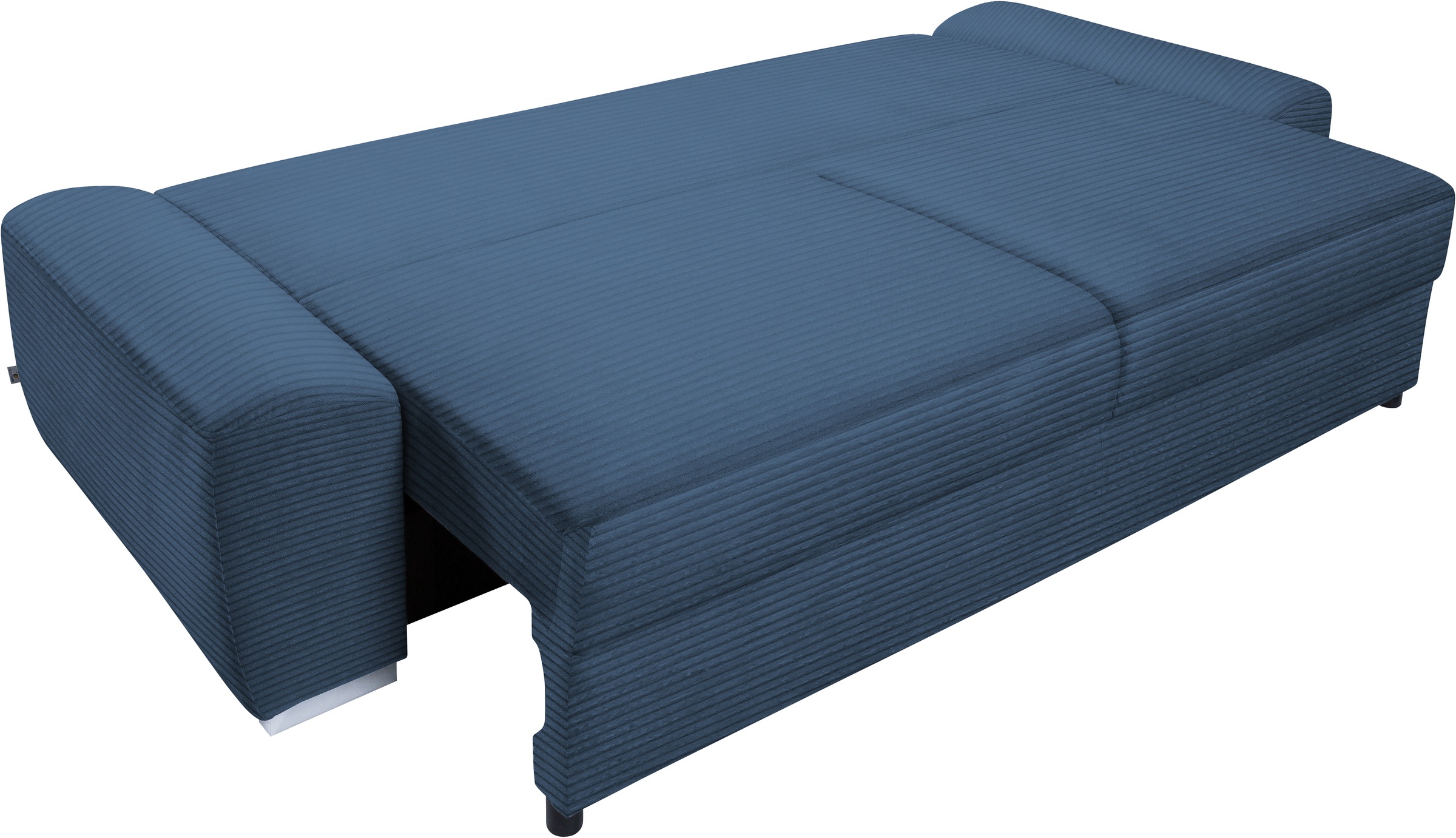 exxpo - sofa fashion 2-Sitzer »SOLSBURY, Sofa, Schlafsofa«, inkl. Federkern-Polsterung, Bettfunktion und Stauraum, in Cord