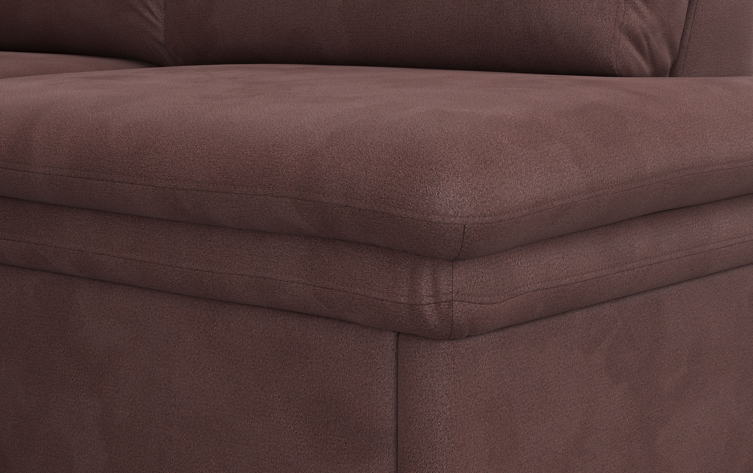 COTTA Ecksofa »Leandra L-Form« wahlweise mit Bettfunktion & Bettkasten