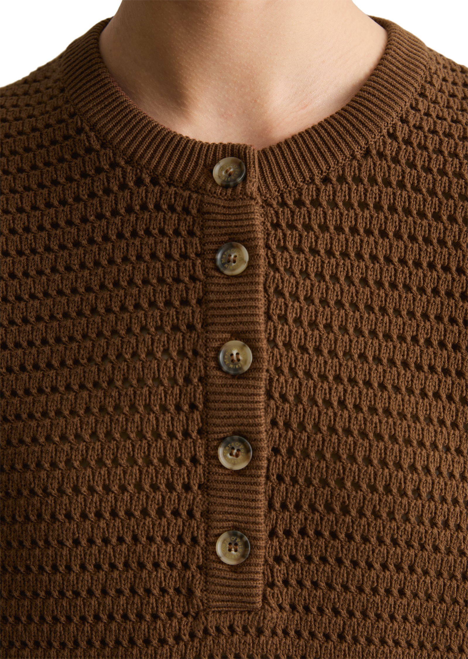 Marc O'Polo DENIM Strickpullover »aus Organic Cotton«