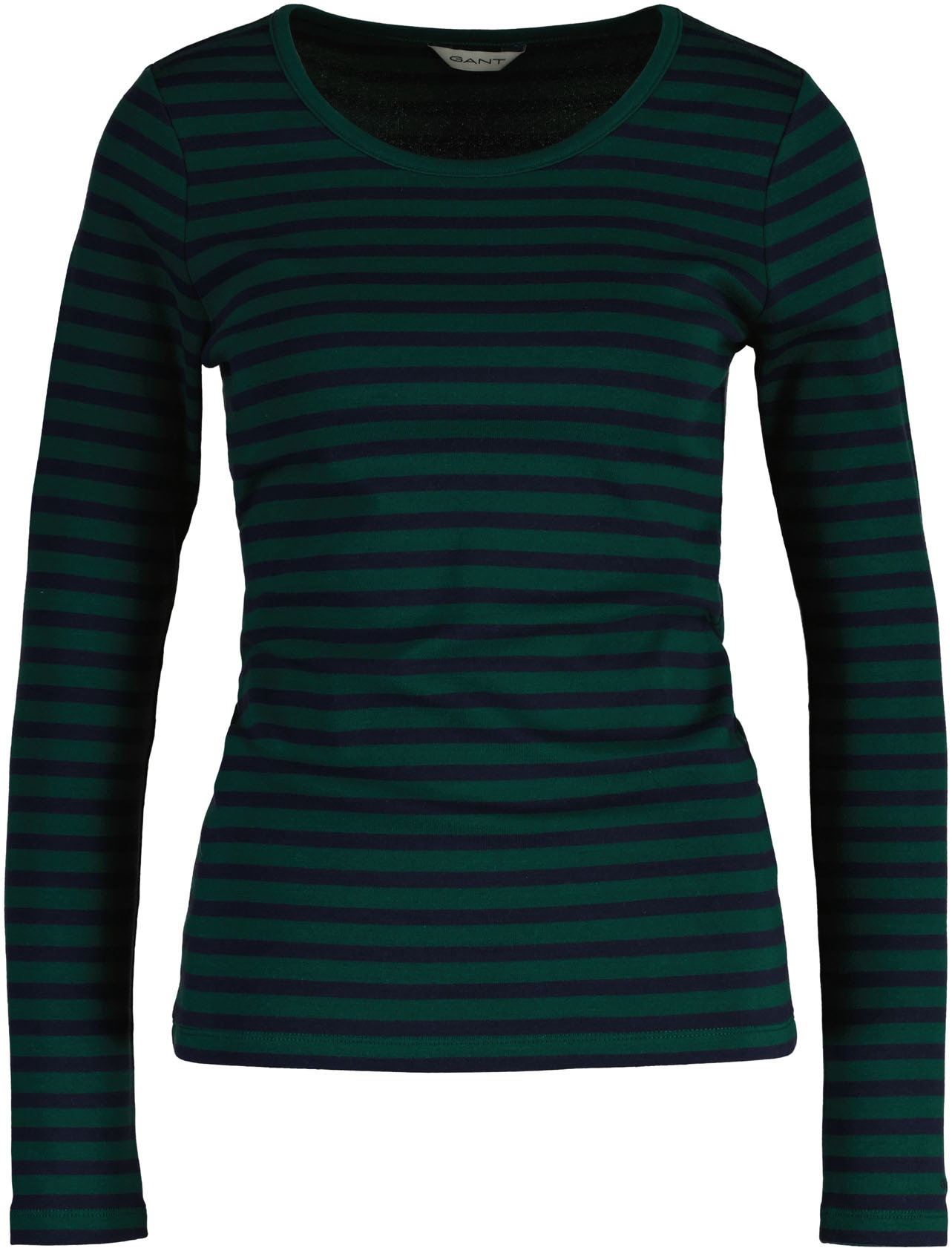 Gant Langarmshirt "SLIM STRIPED 1X1 RIBBED LS T-SHIRT" günstig online kaufen