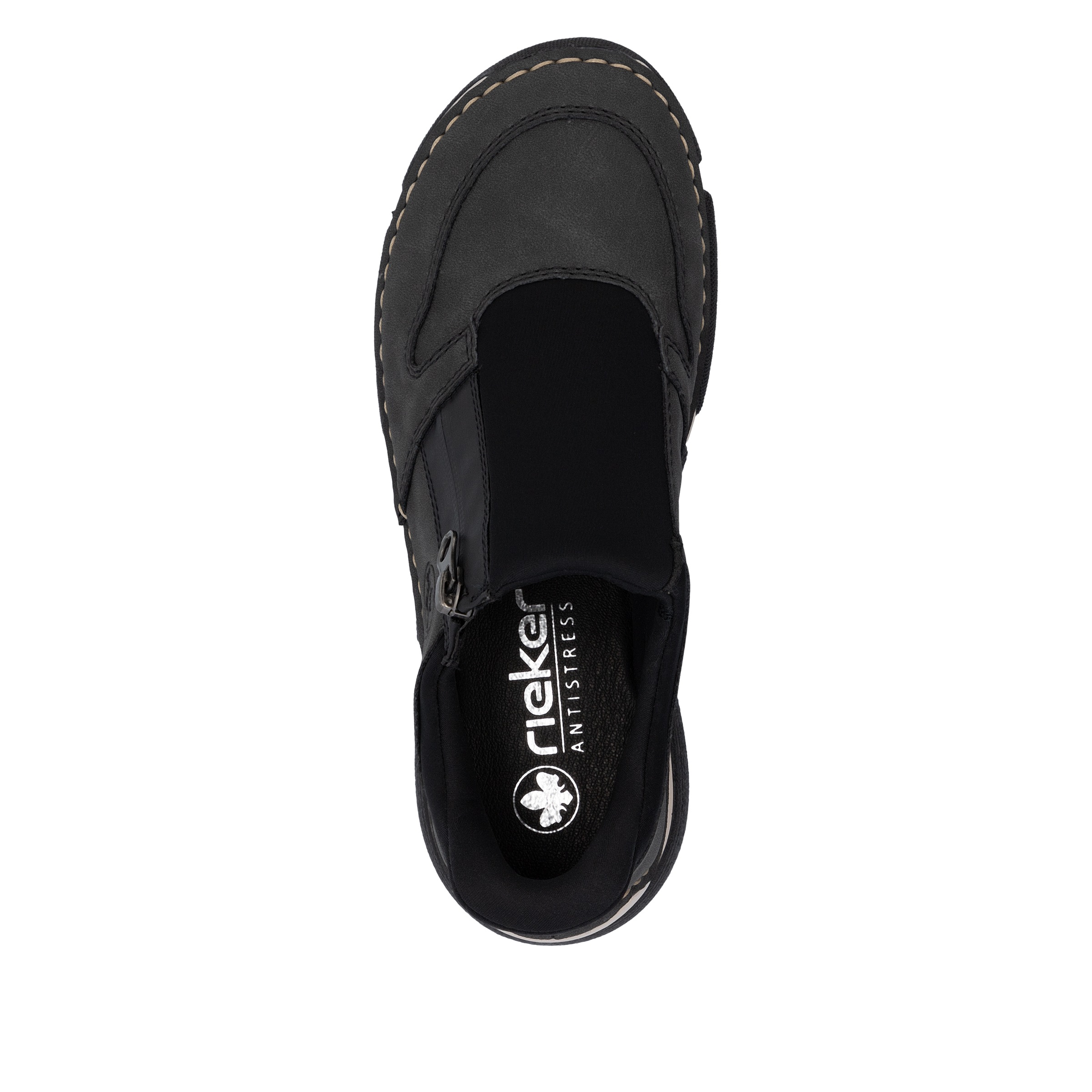 Rieker Slip-On Sneaker »Ready2GO«, Halbschuh, Freizeitsneaker mit seitlichem Reißverschluss