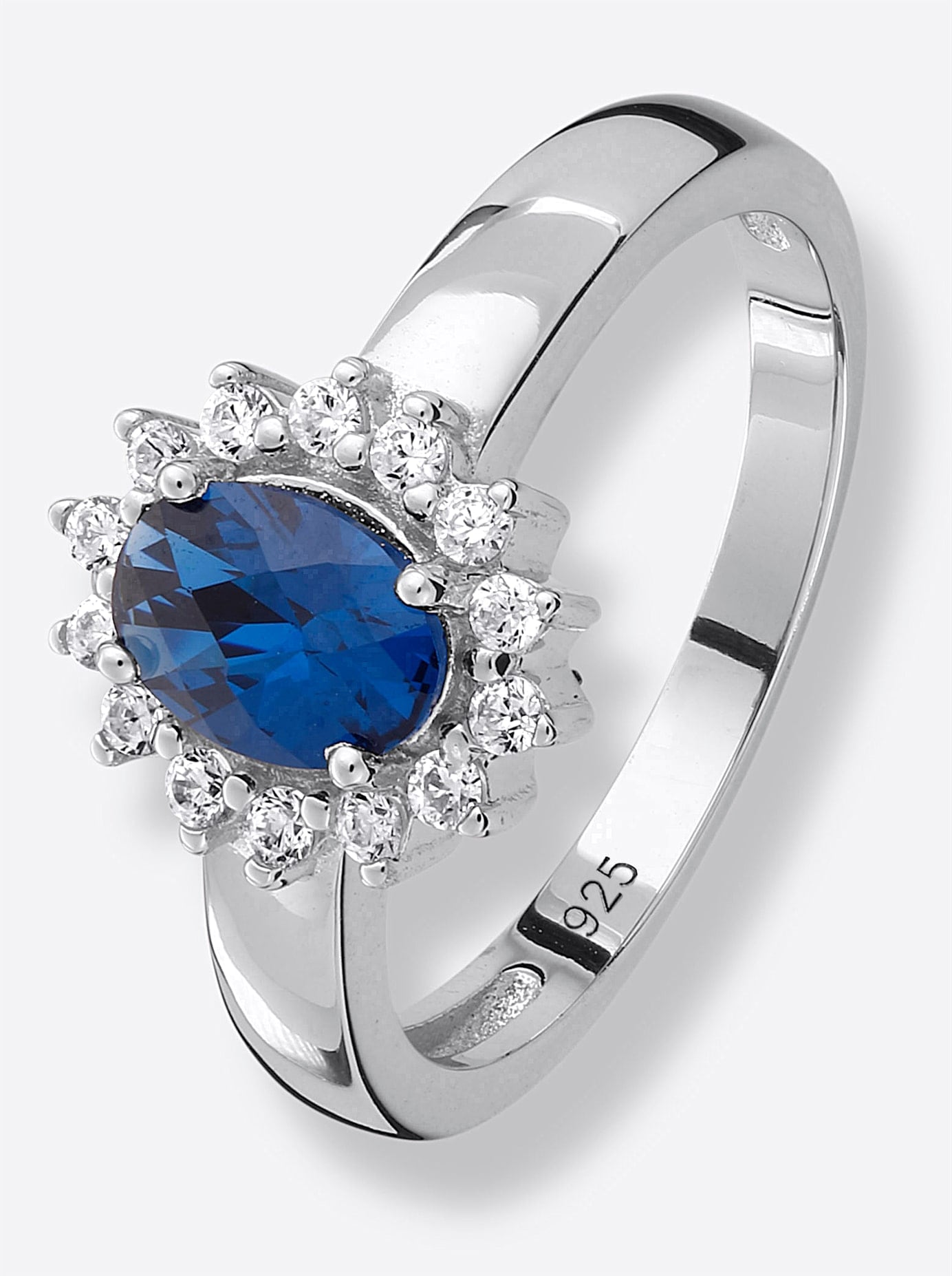 Fingerring LADY Gr. 20, silber (silber 925), Fingerringe, Damen, 20, Silber 925 (Sterlingsilber), Fingerring 6