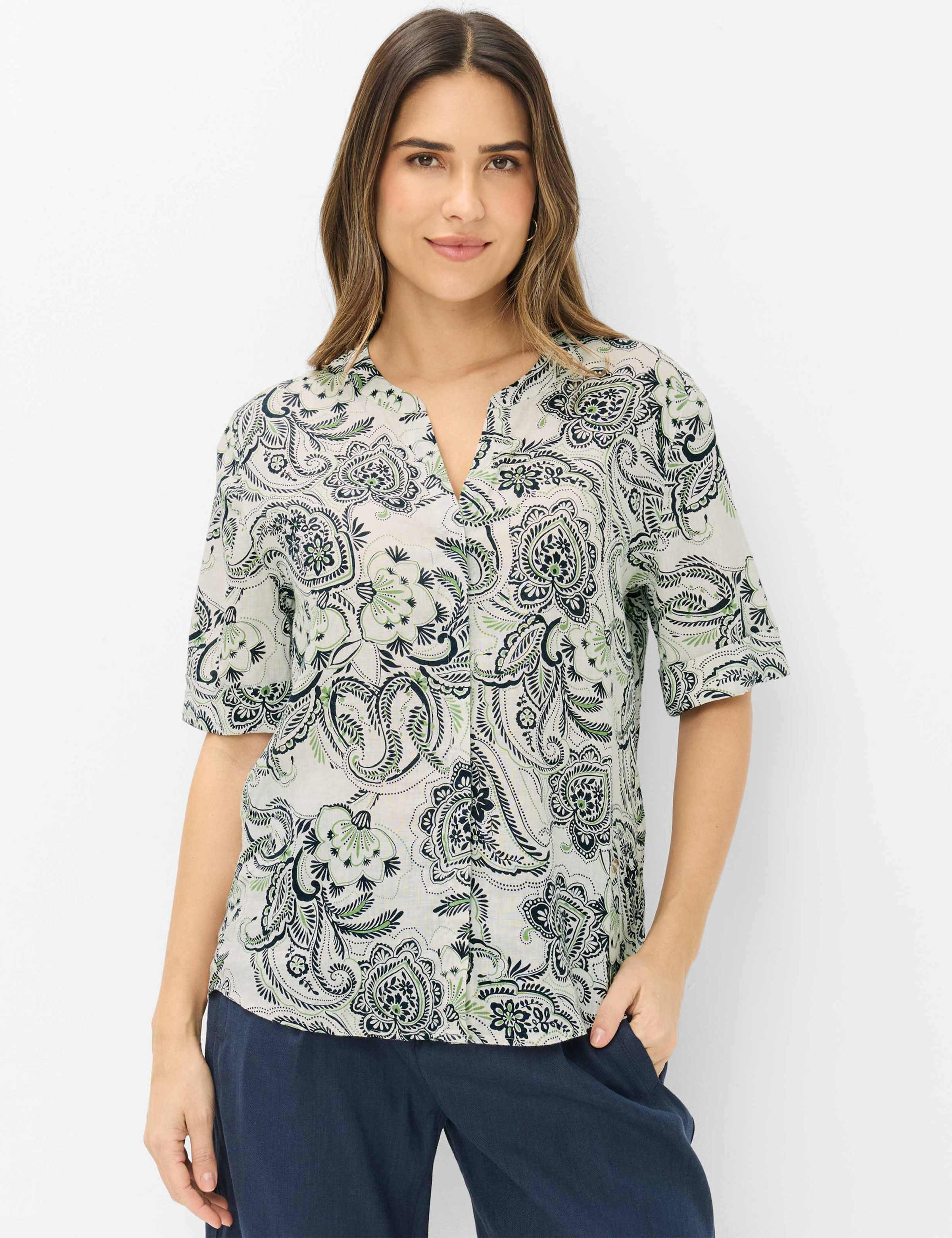 Brax Kurzarmbluse "Style VERI" günstig online kaufen