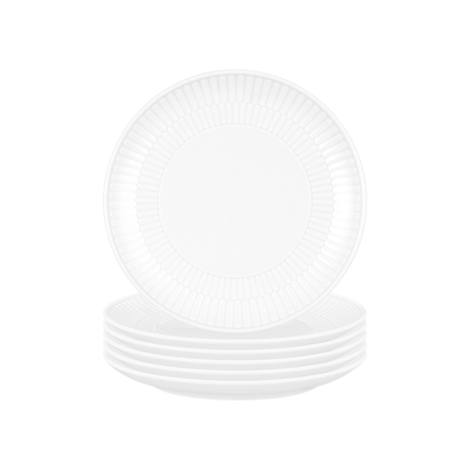 Brotteller SELTMANN WEIDEN "Brotteller Amina ø 16,3 cm 6er Set", weiß, L:16,3cm, Speiseteller
