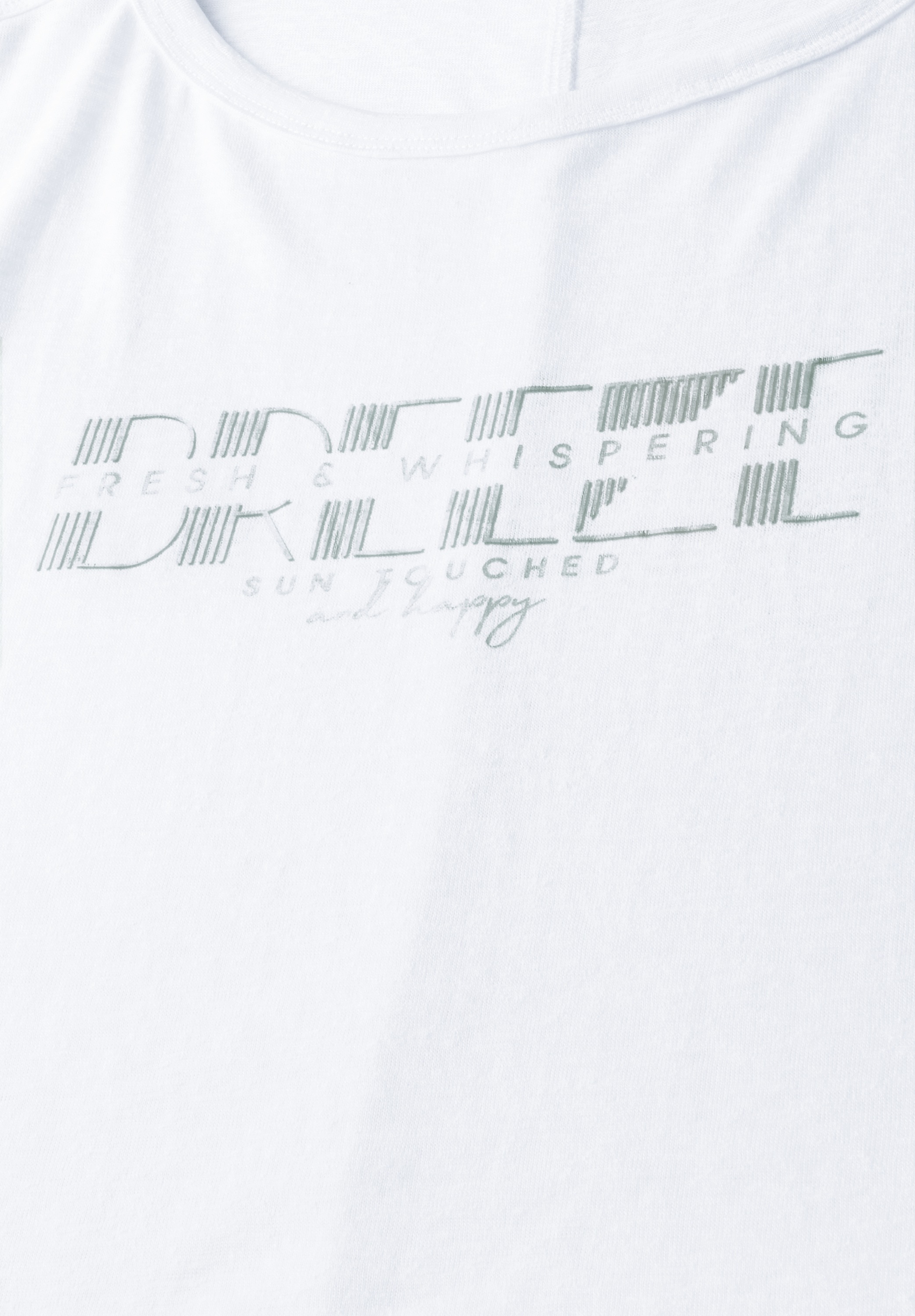 Cecil Print-Shirt, im angenehmen Materialmix