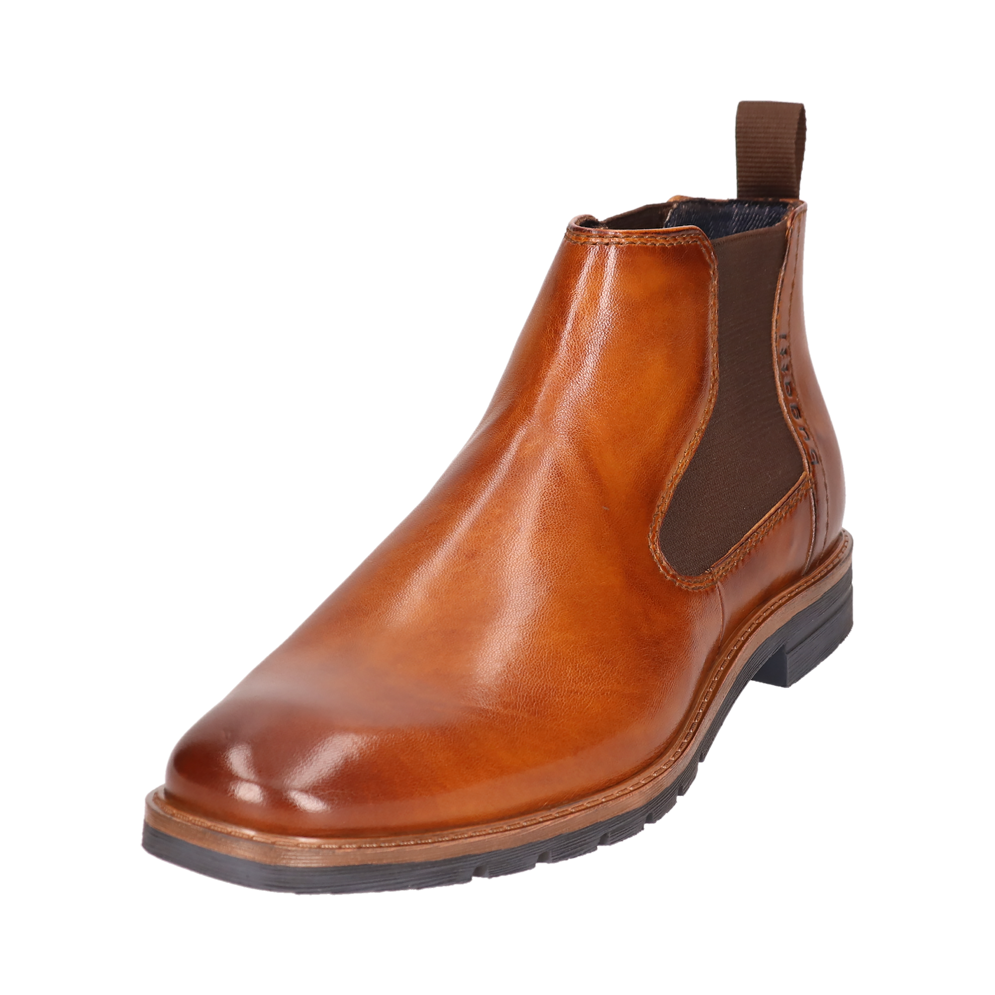 bugatti Chelseaboots Schlupfschuh, Stiefelette, Business-Boots mit Stretcheinsätze