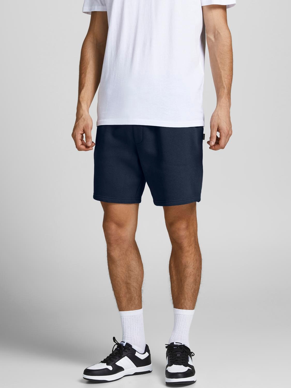 Jack & Jones Sweatshorts "JPSTGORDON mit elastischem Bund", unifarben, modi günstig online kaufen
