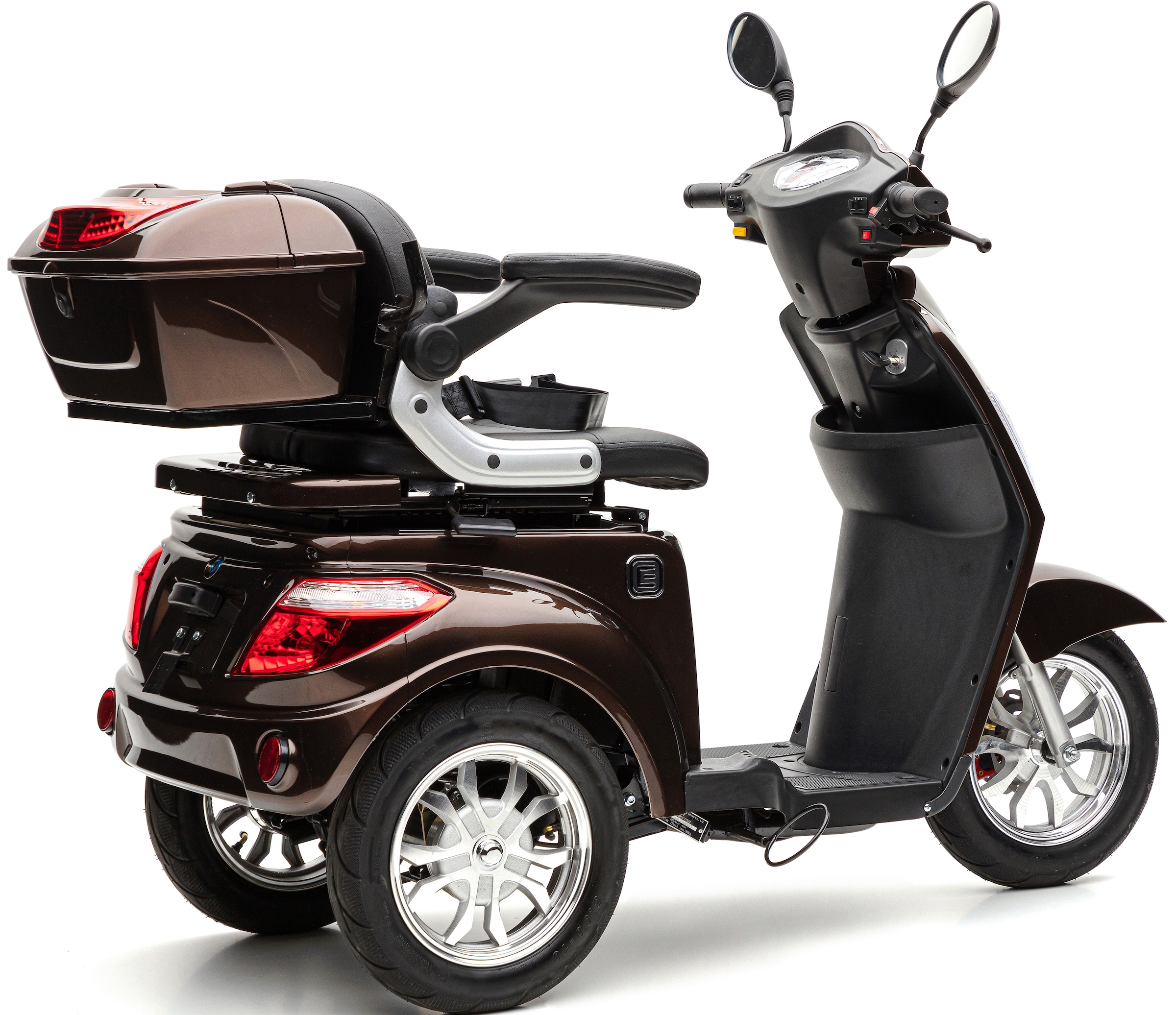 ECONELO Elektromobil »Seniorenmobil BILLY«, 1000 W, 25 km/h, (mit Topcase)