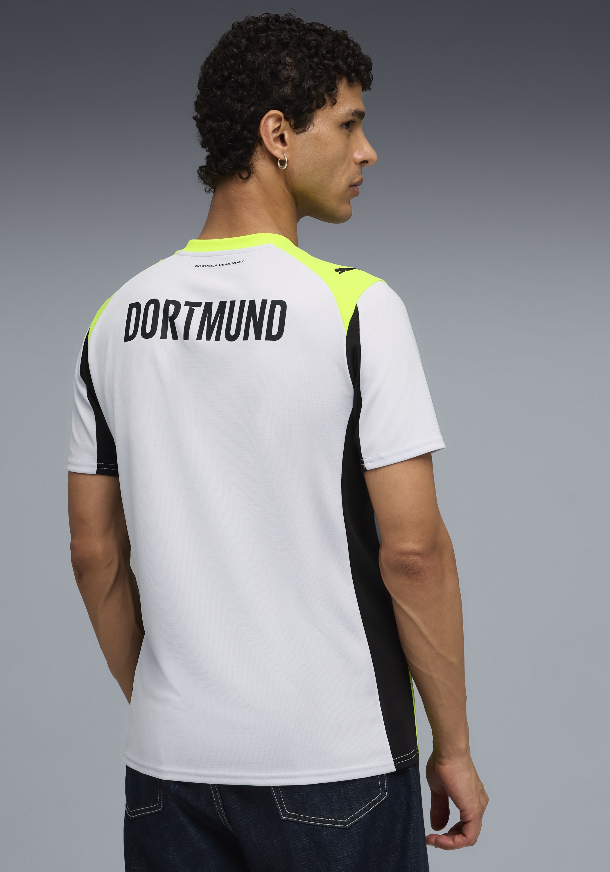 PUMA Fußballtrikot "BVB AWAY JERSEY REPLICA" für Fußball, Kurzarm, Rundhals günstig online kaufen