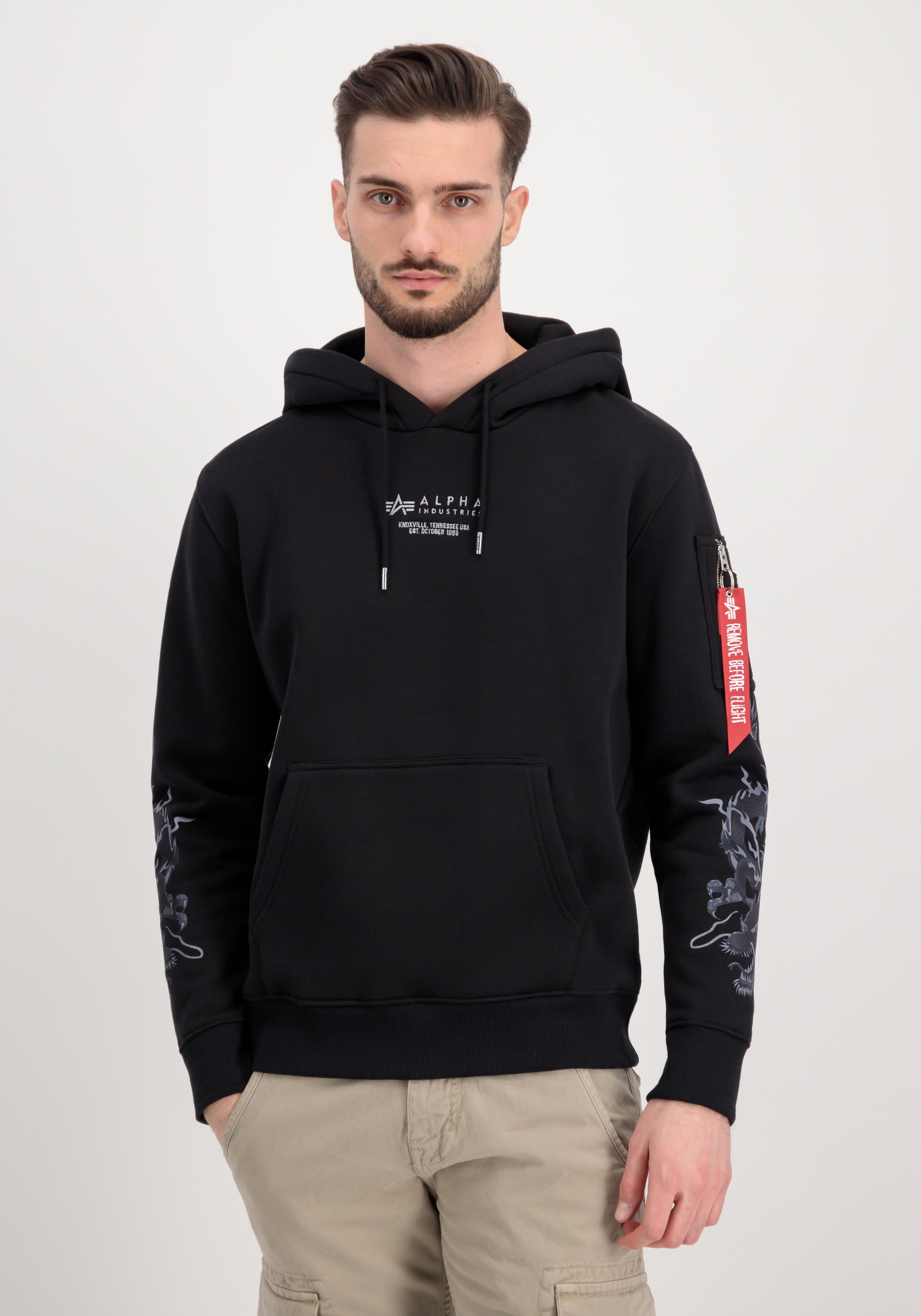 Alpha Industries Hoodie "Alpha Industries Men - Hoodies Dragon EMB Hoodie" günstig online kaufen