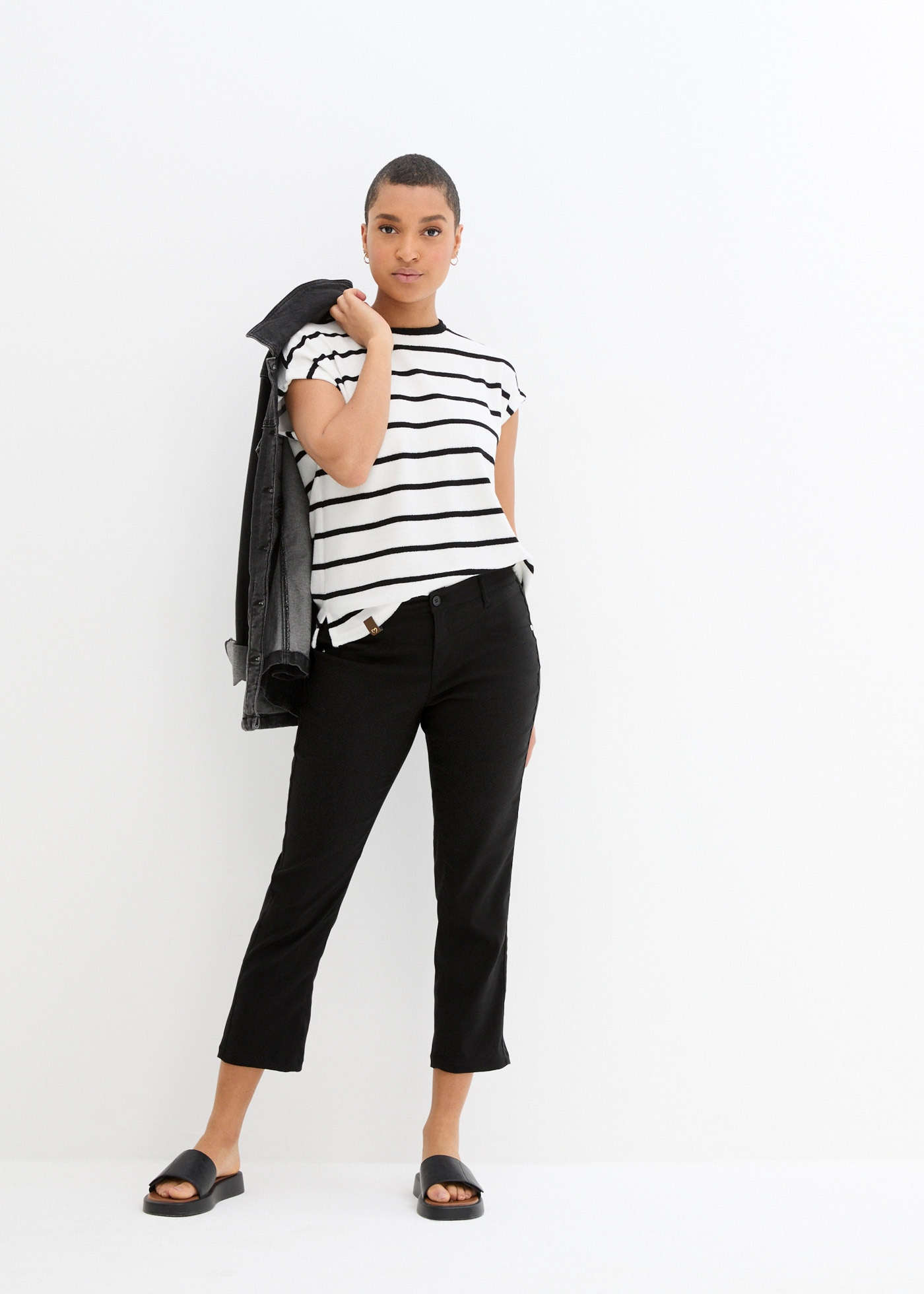 bonprix 7/8-Hose  niedrige Leibhöhe, elastisch und formstabil