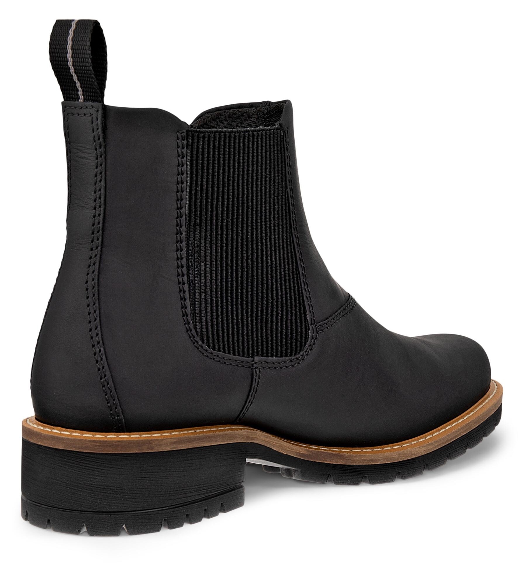 Ecco Chelseaboots »ELAINA«, Schlupfboots, Herbstboots, Stiefelette mit Stretcheinsätze