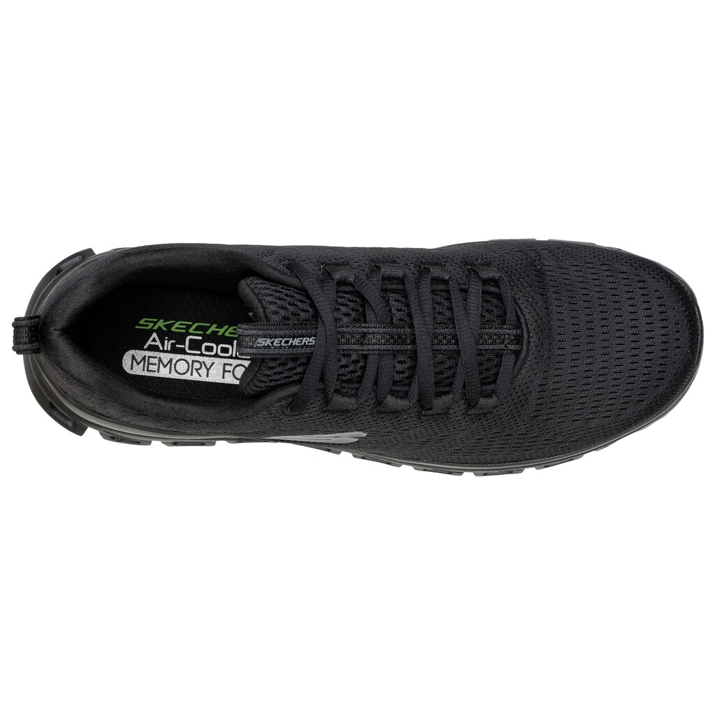 Skechers Sneaker »GLIDE-STEP-FASTEN UP«, im monochromen Look
