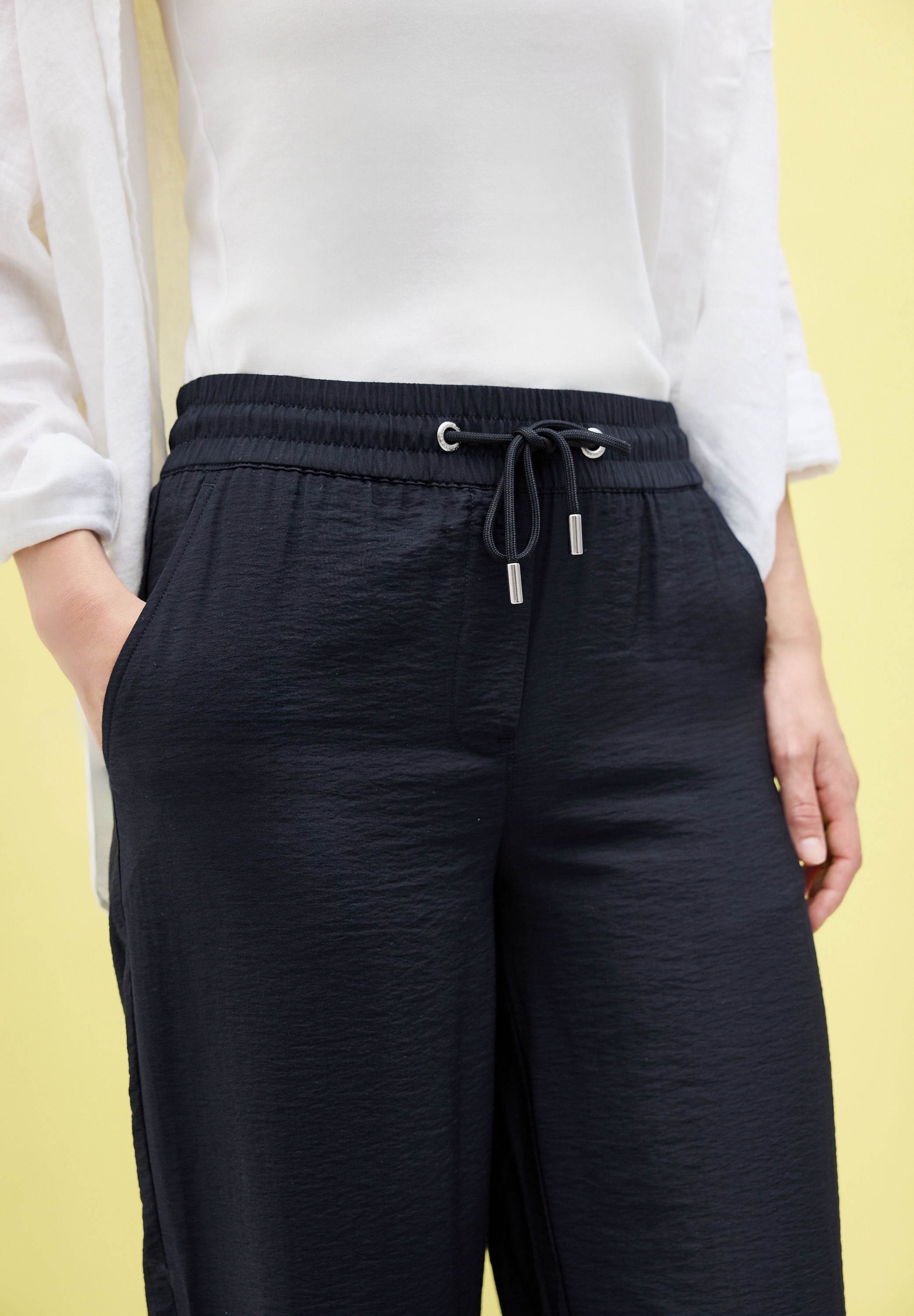 Cecil Stoffhose »Style Neele«, Sommerhose mit elastischem Bund