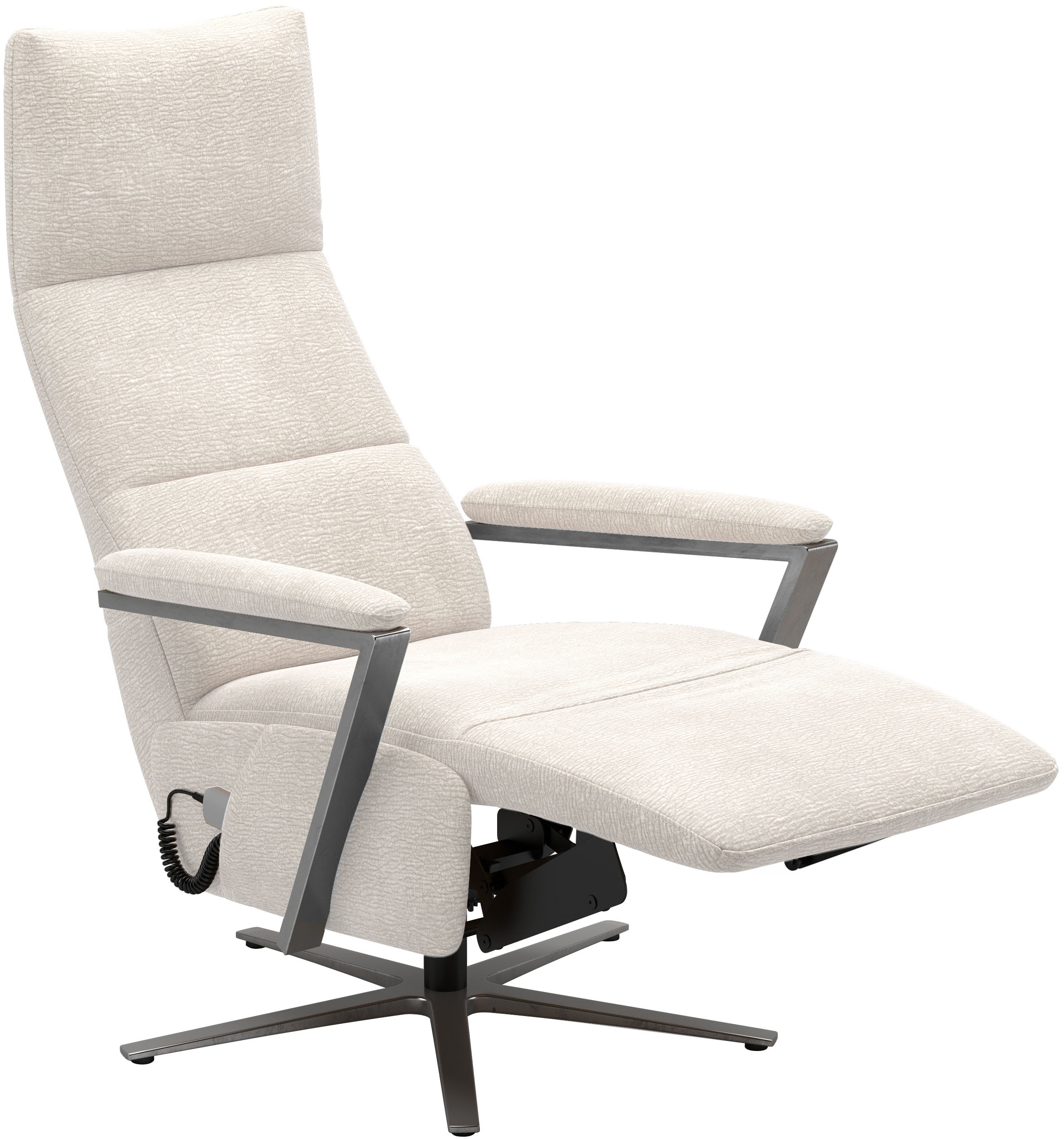 TV-Sessel SIT & MORE "Vario Comfort, inkl. Kopfteilverstellung & 360 Drehfunktion", cream, B:70cm H:124cm T:85cm, 100% Polyester, Sessel, mit Herz-Waage-Funktion & 3 Motoren, Höhe der Armlehnen 60cm 5
