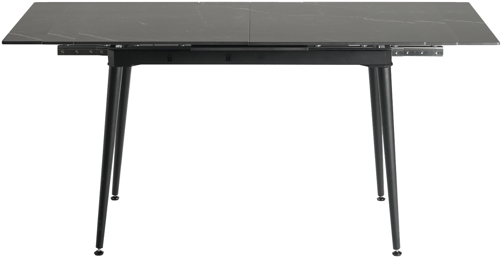 Home affaire Essgruppe »Melwine Keramiktisch Freischwinger«, (Set, 5 tlg.), Tisch ausziehbar 120-160 cm Esszimmer Tischgruppe